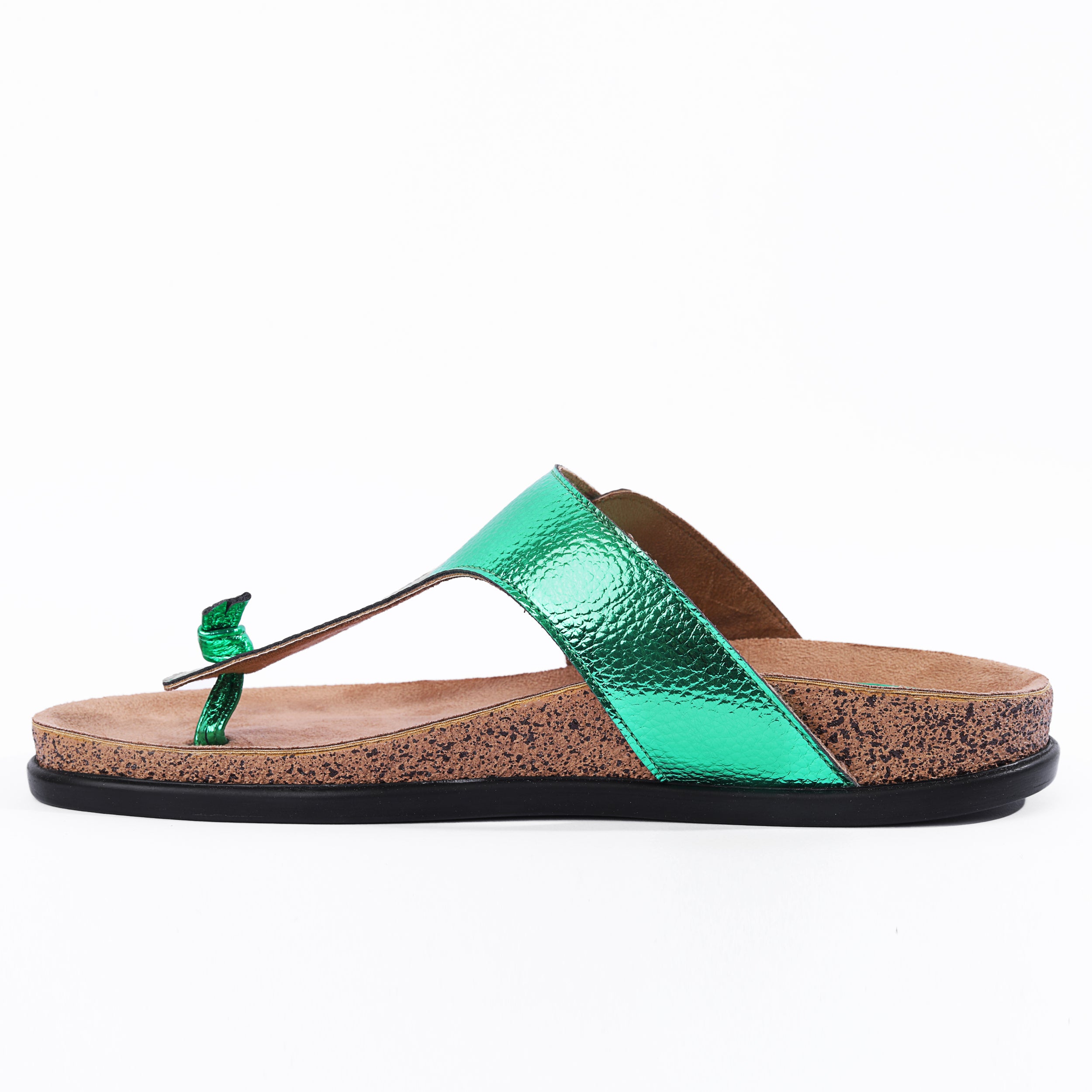 Lotfy Metallic Toe Slides 36502