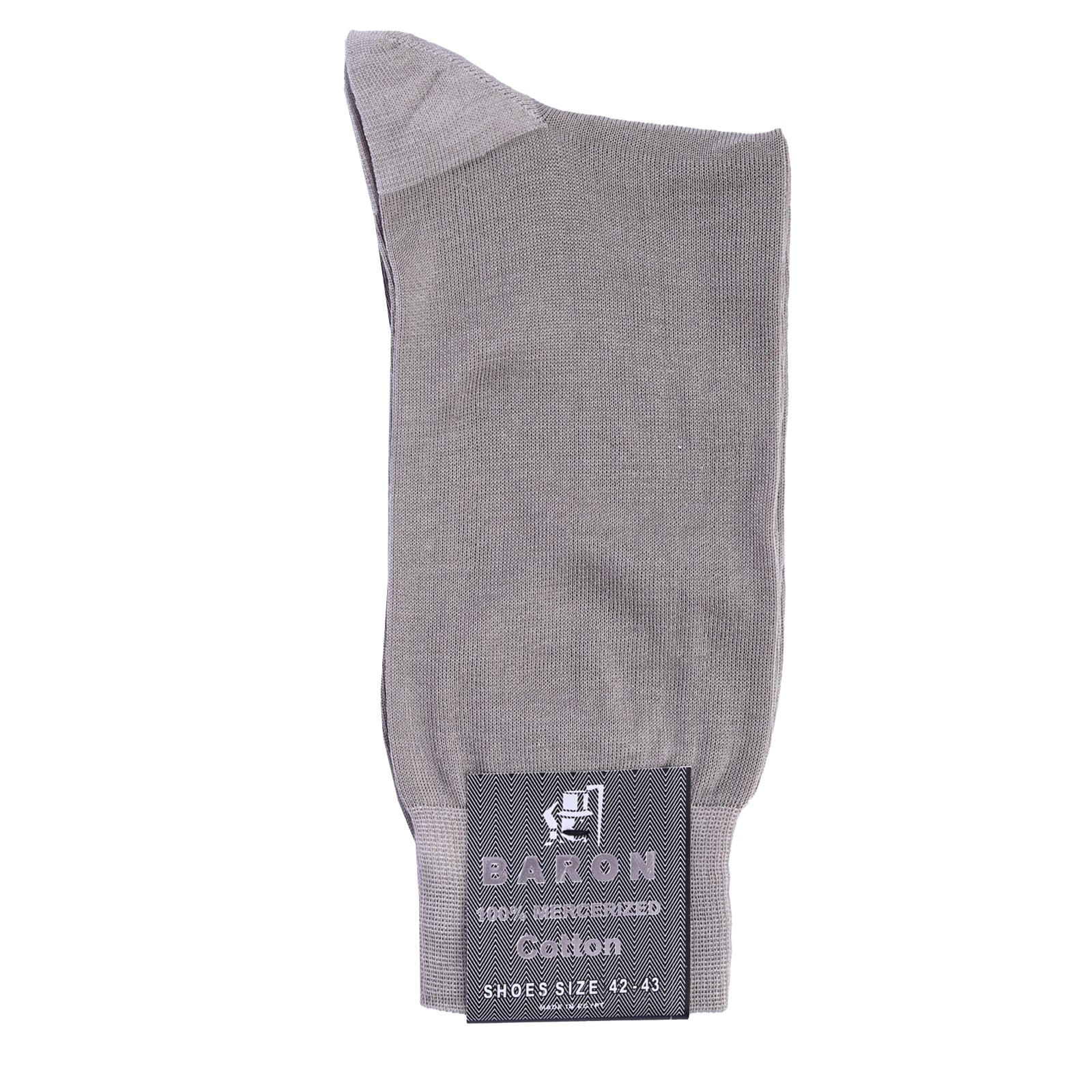 Baron Cotton Rich Socks Grey -259