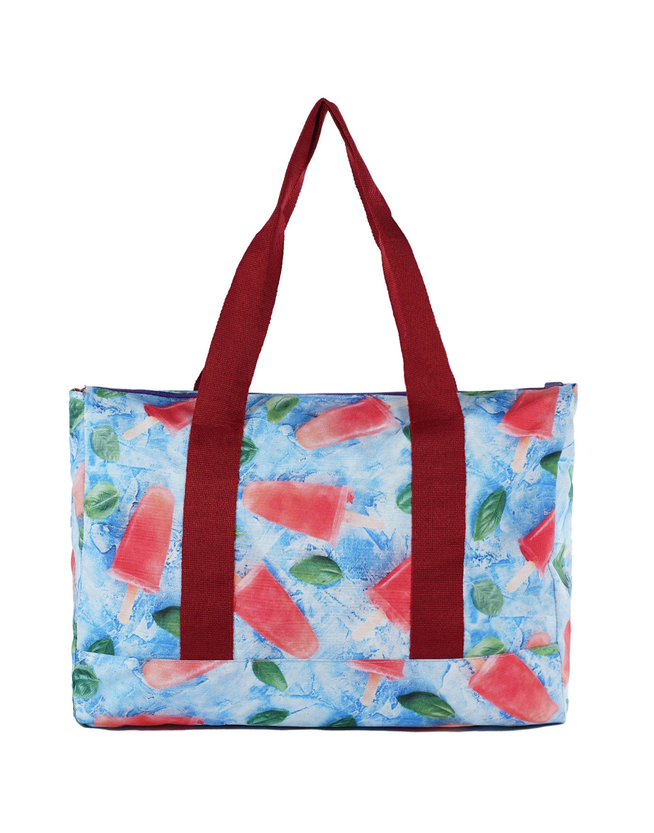 Water Melon Popsicle & Water Colors Women Tote Bag
