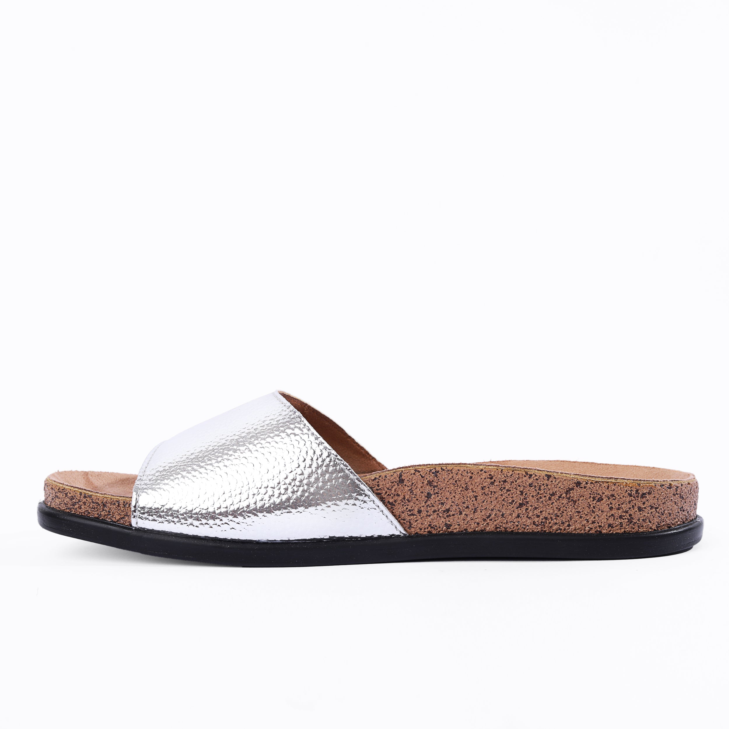 Lotfy Metallic Strap Slides 36501