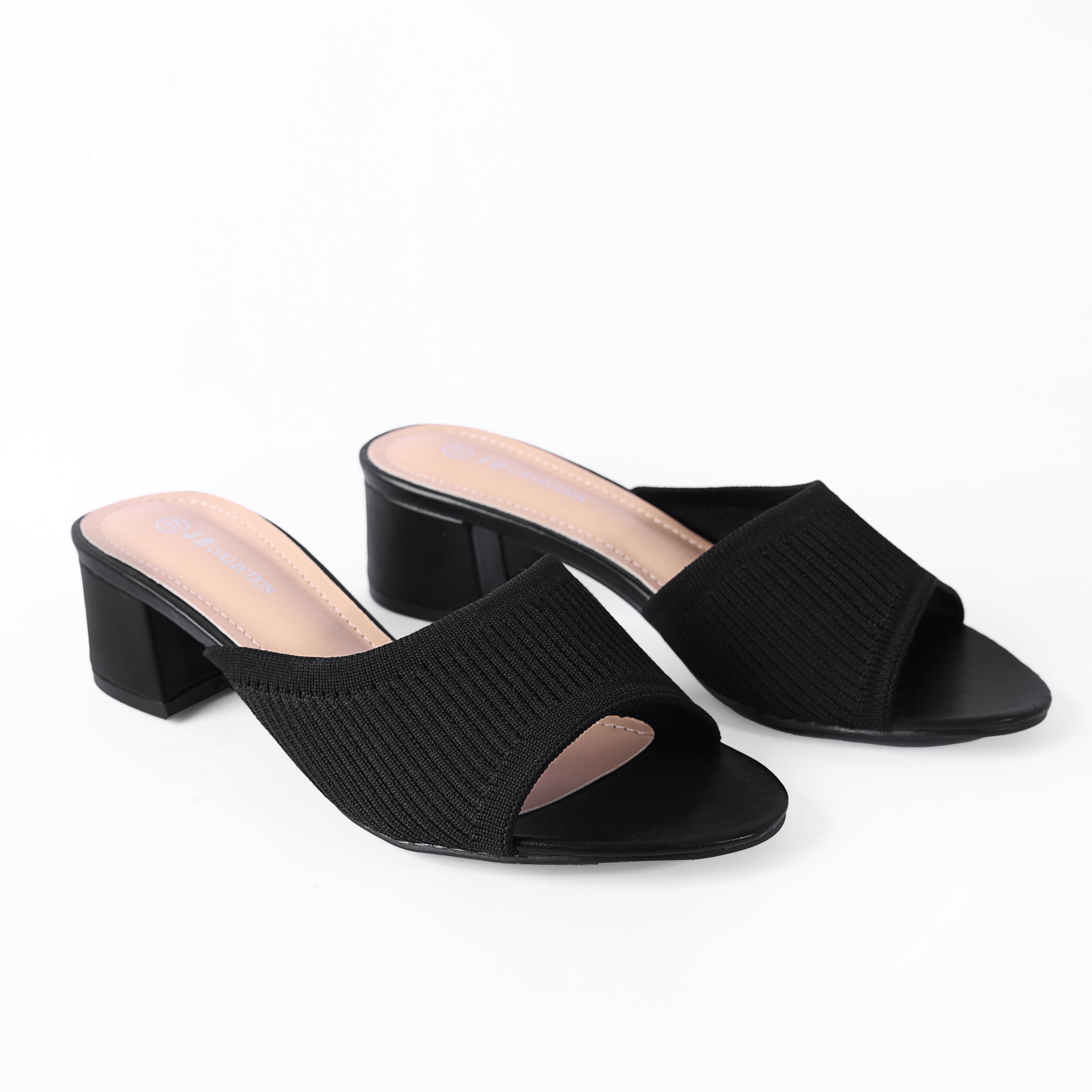 JB Collection High Heel Leather Slipper -A64 (M)