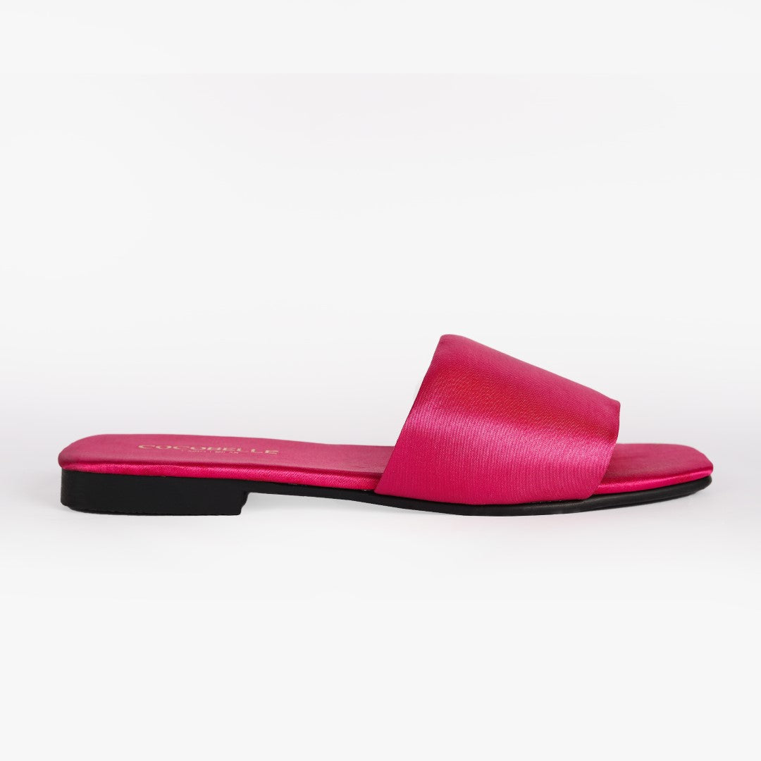 The Naomi in Hot Pink Satin