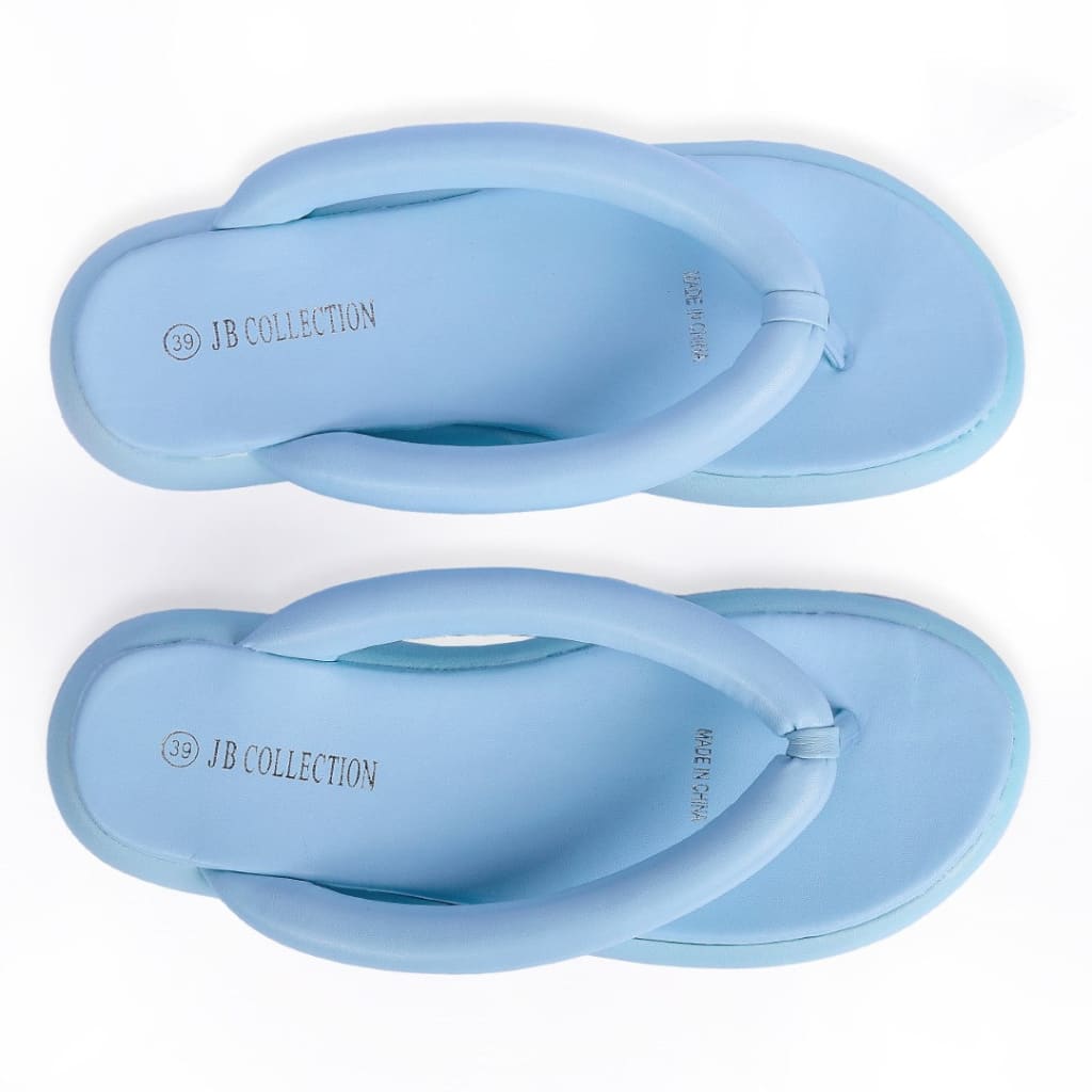 Baby Blue Chunky Slipper - JB Collection