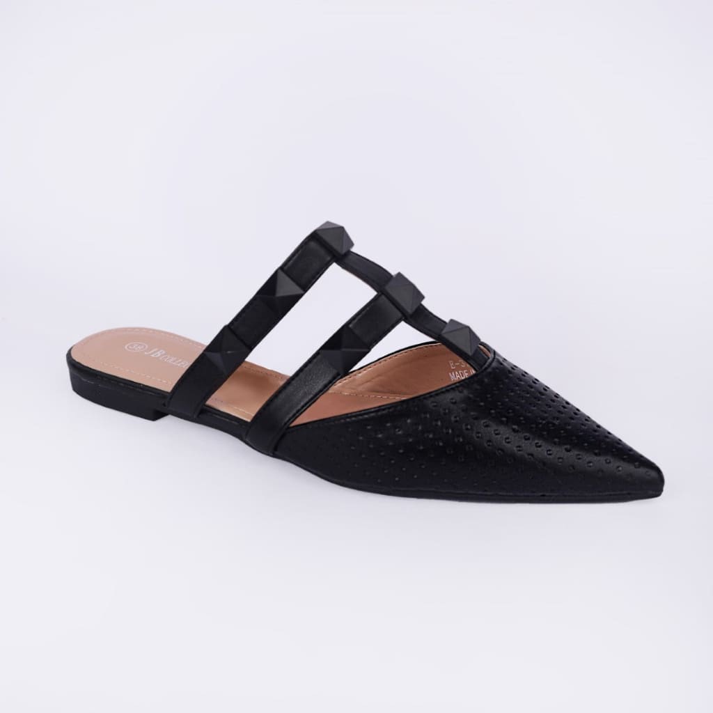 Open Black Slipper - JB Collection