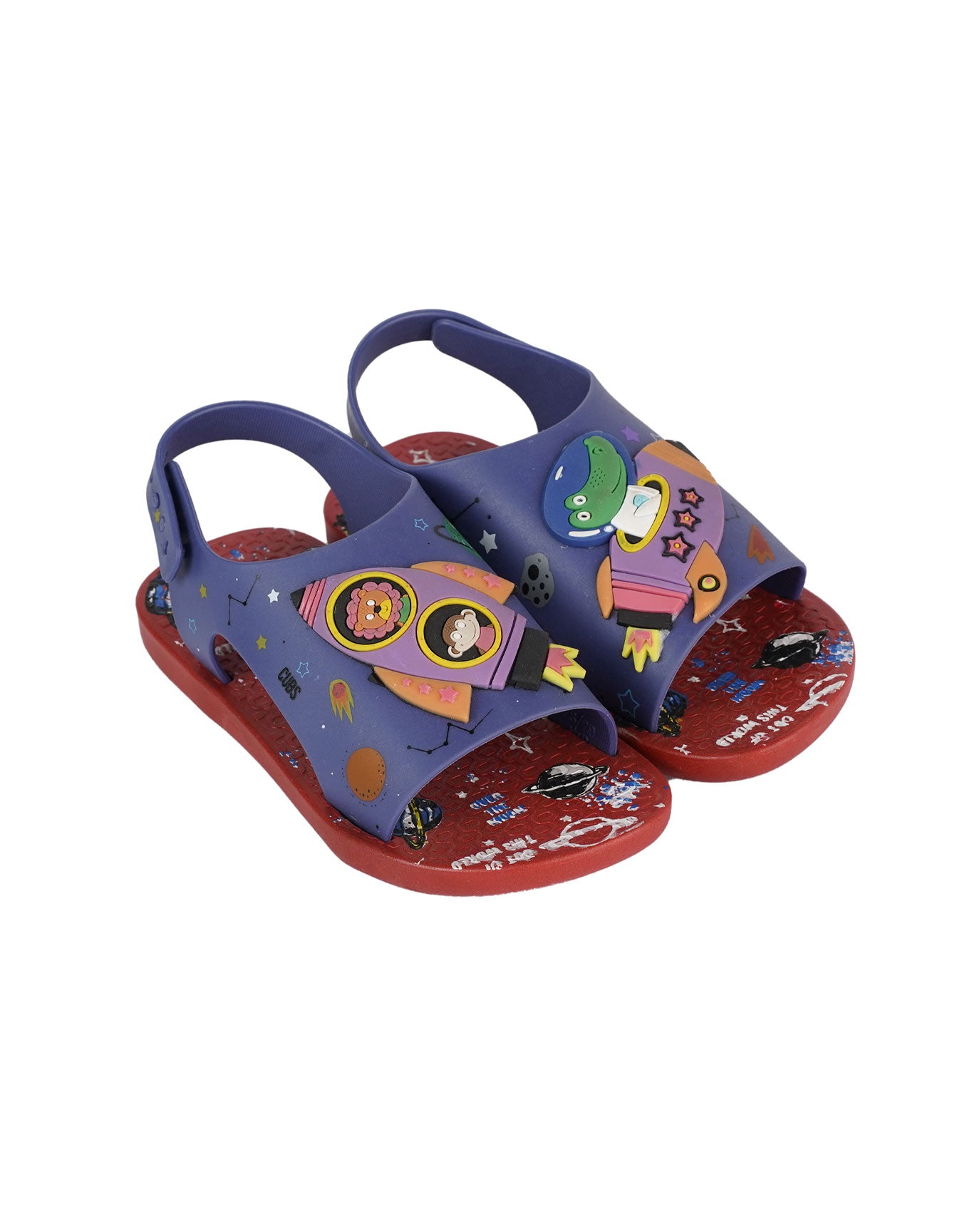 Animals in Space Baby Sandals