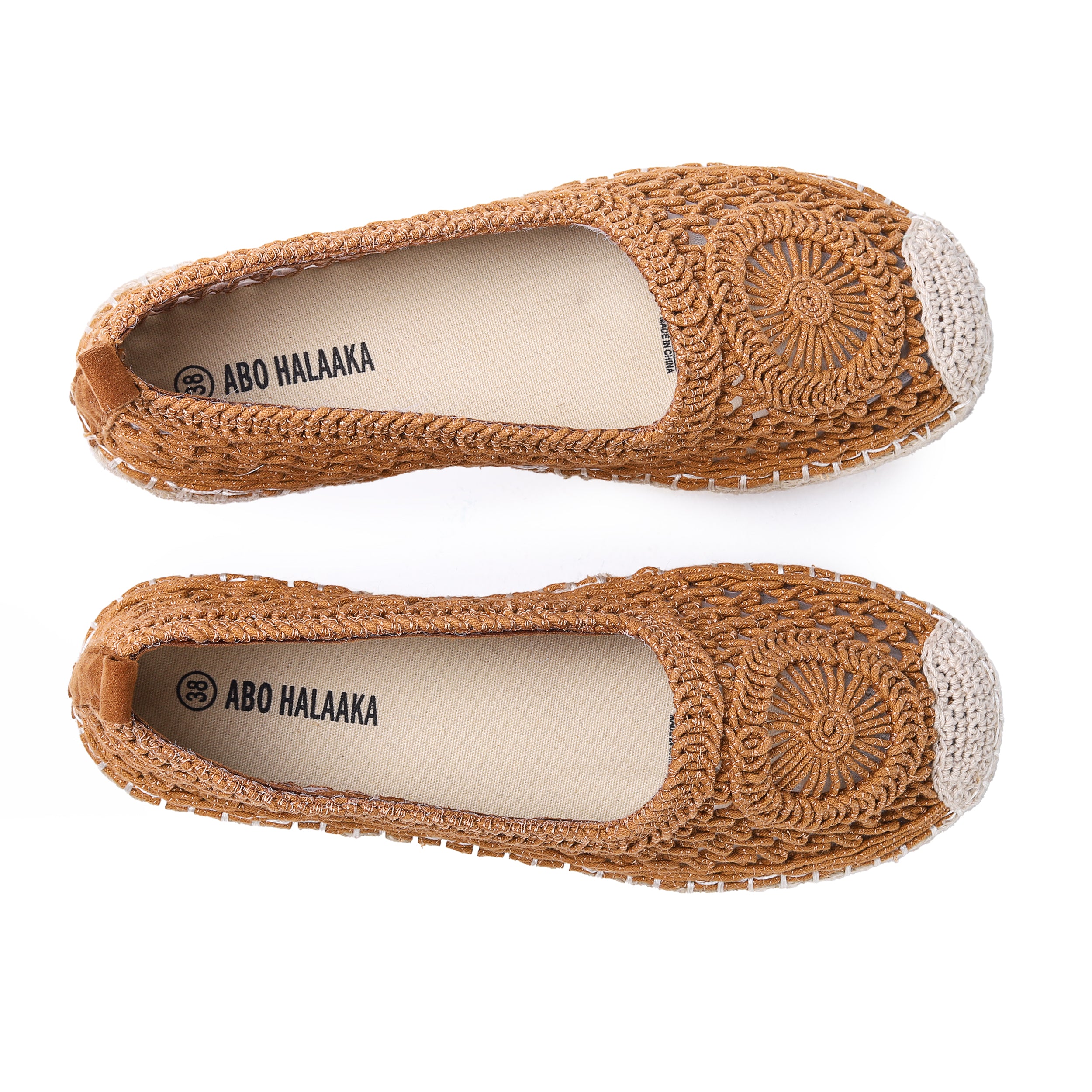 Raffia Flat Shoes For Women -123