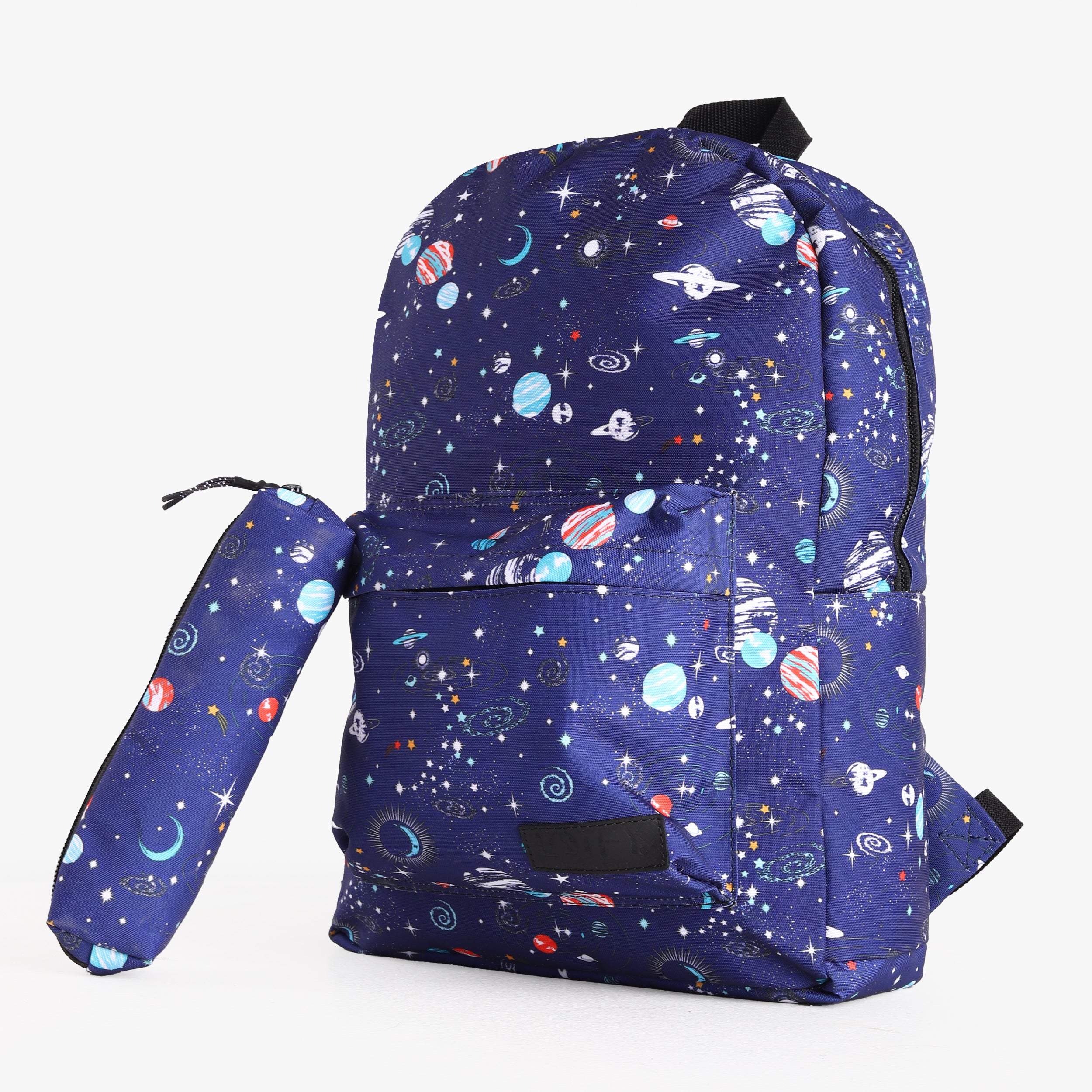 Lotfy Printed School Bags Navy