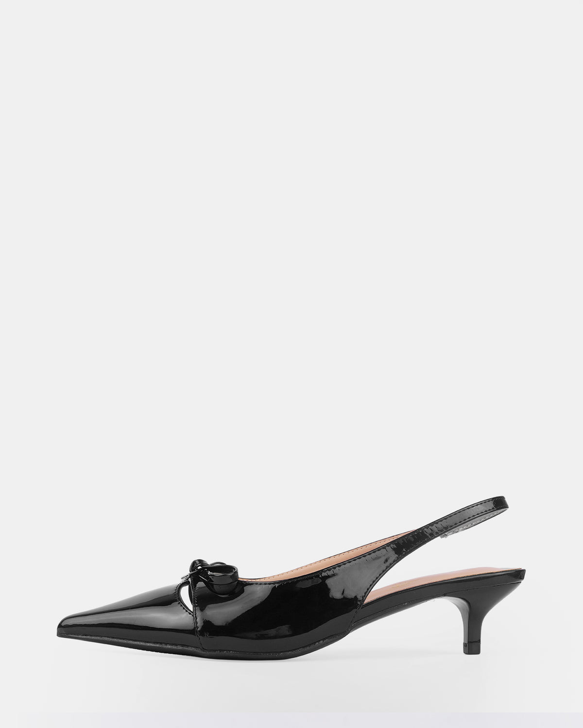 Women's Patent Bow Kitten Heels