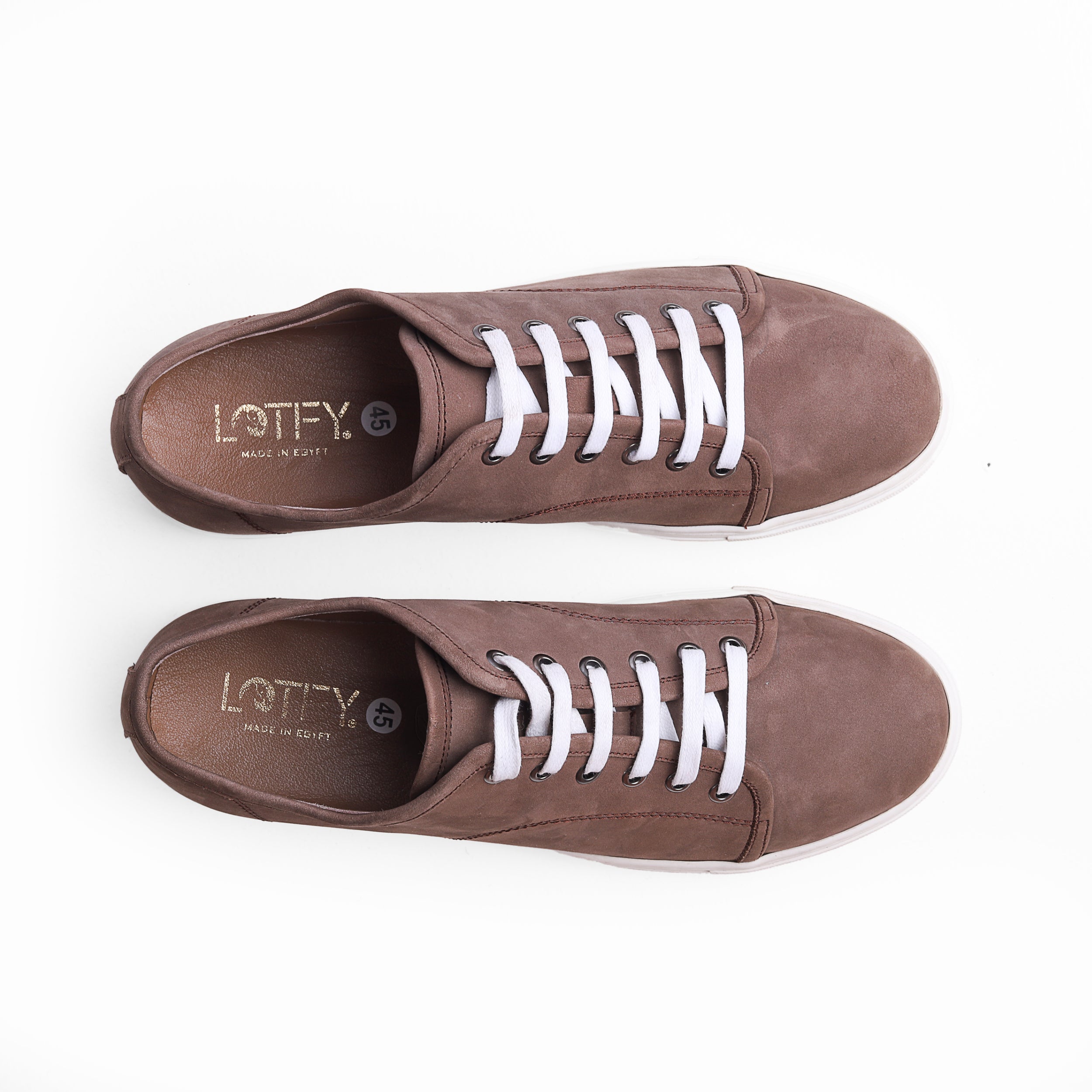 Lotfy Suede Flat Sneakers For Men -1804