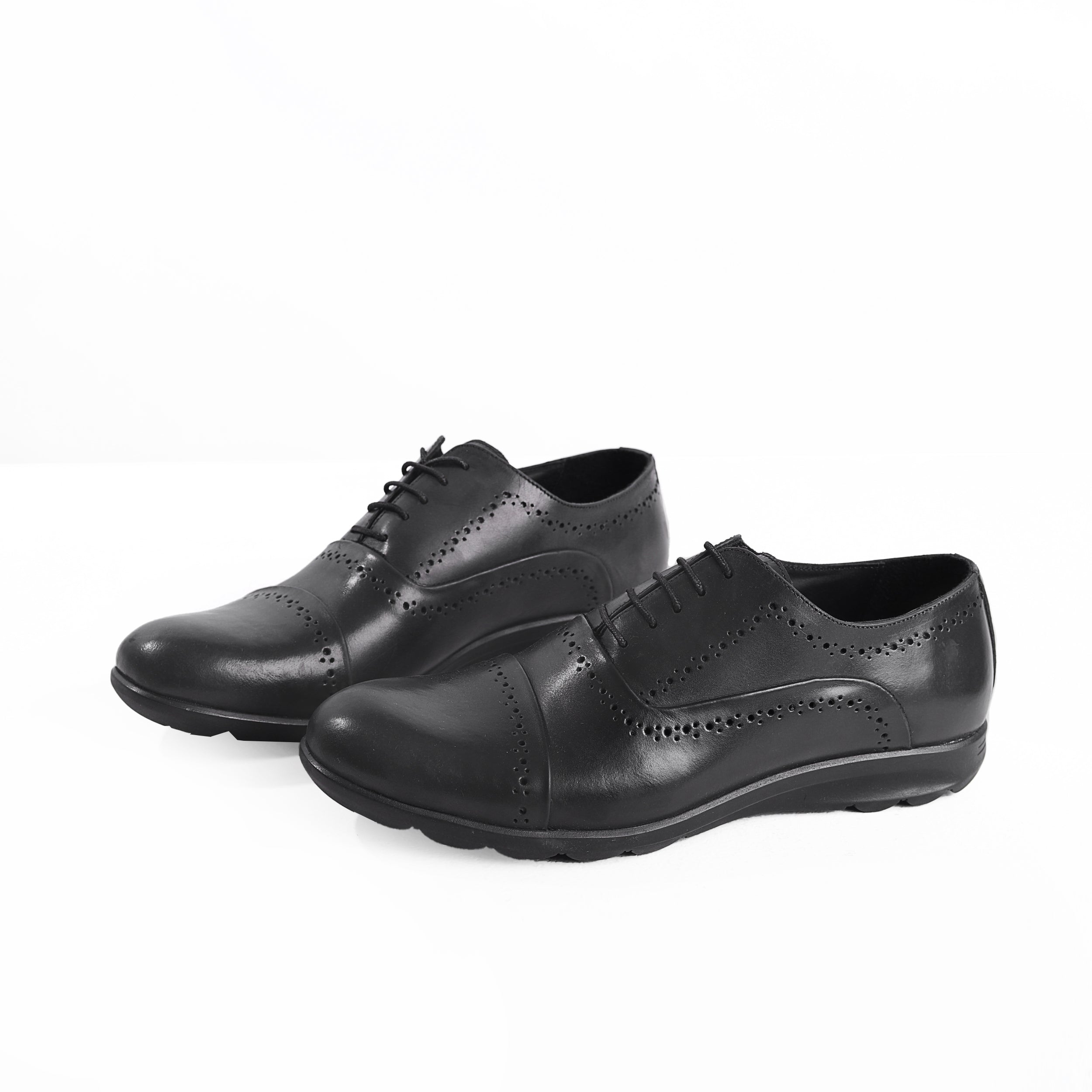 Heritage Black Classic Shoes For Men