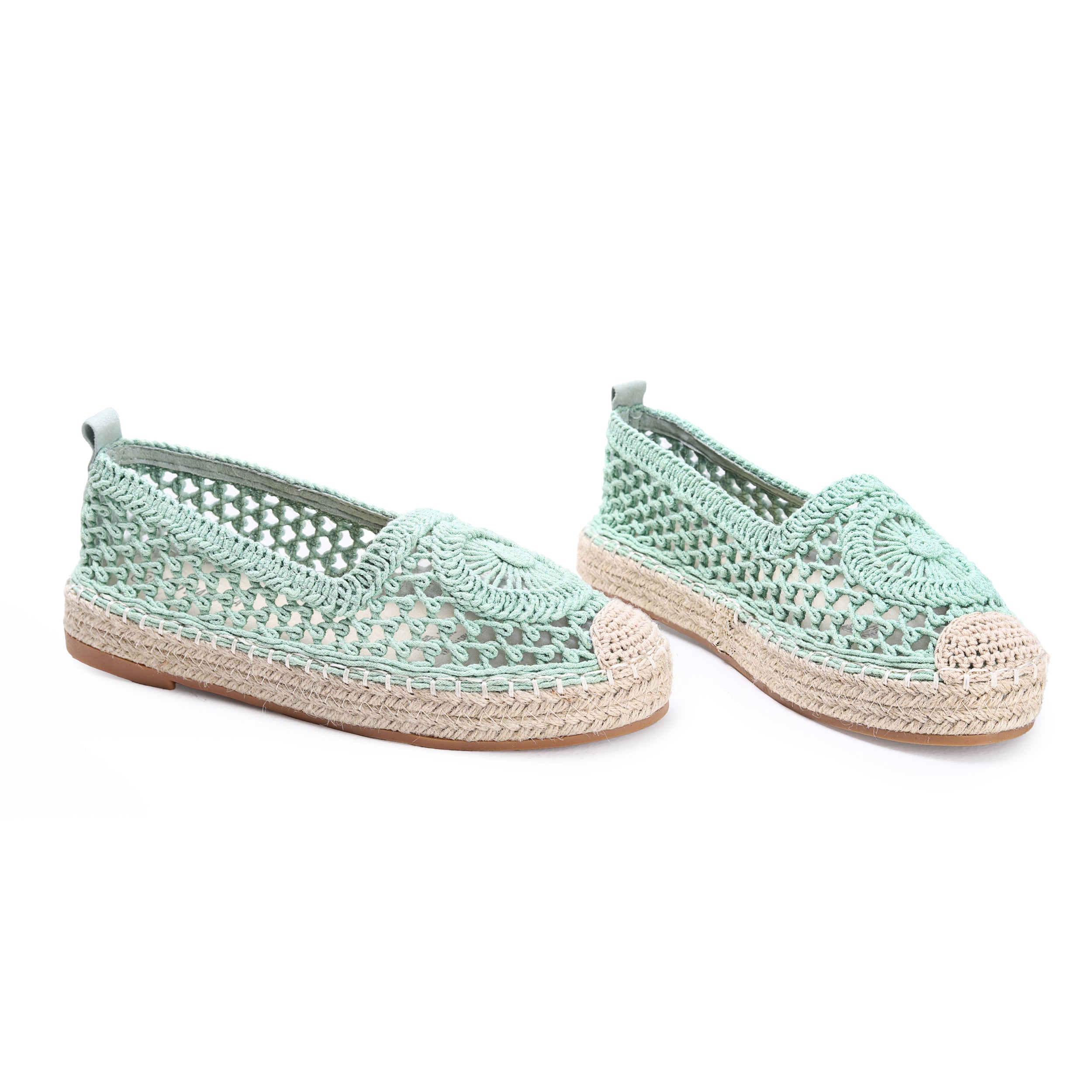 Raffia Flat Shoes For Women -123