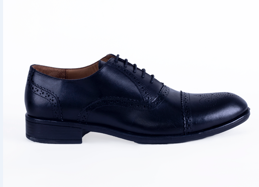 Lotfy Black Classic Shoes For Men