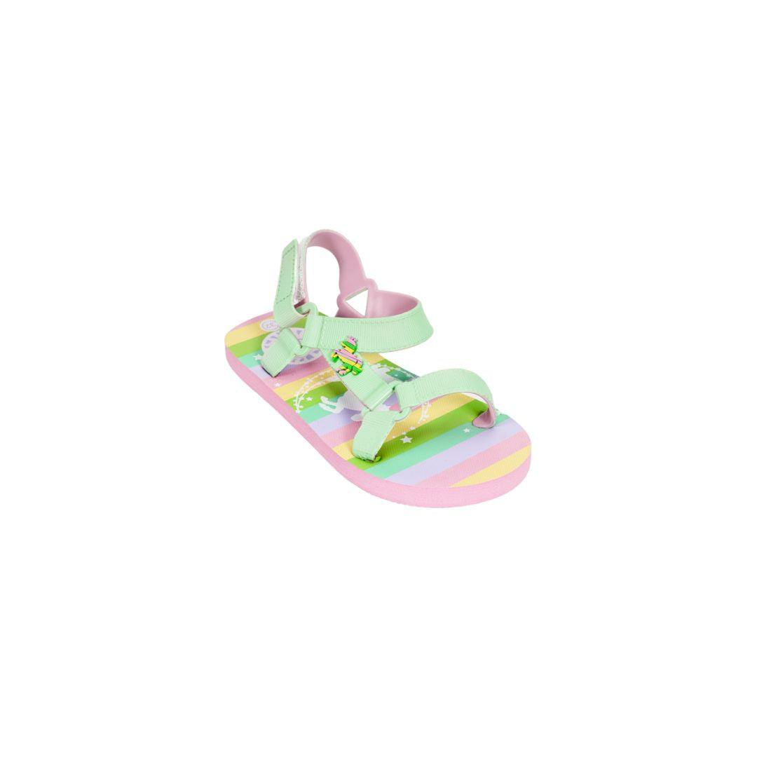 RAINBOW UNICORN MINT GIRLS SLING CUBS SANDAL