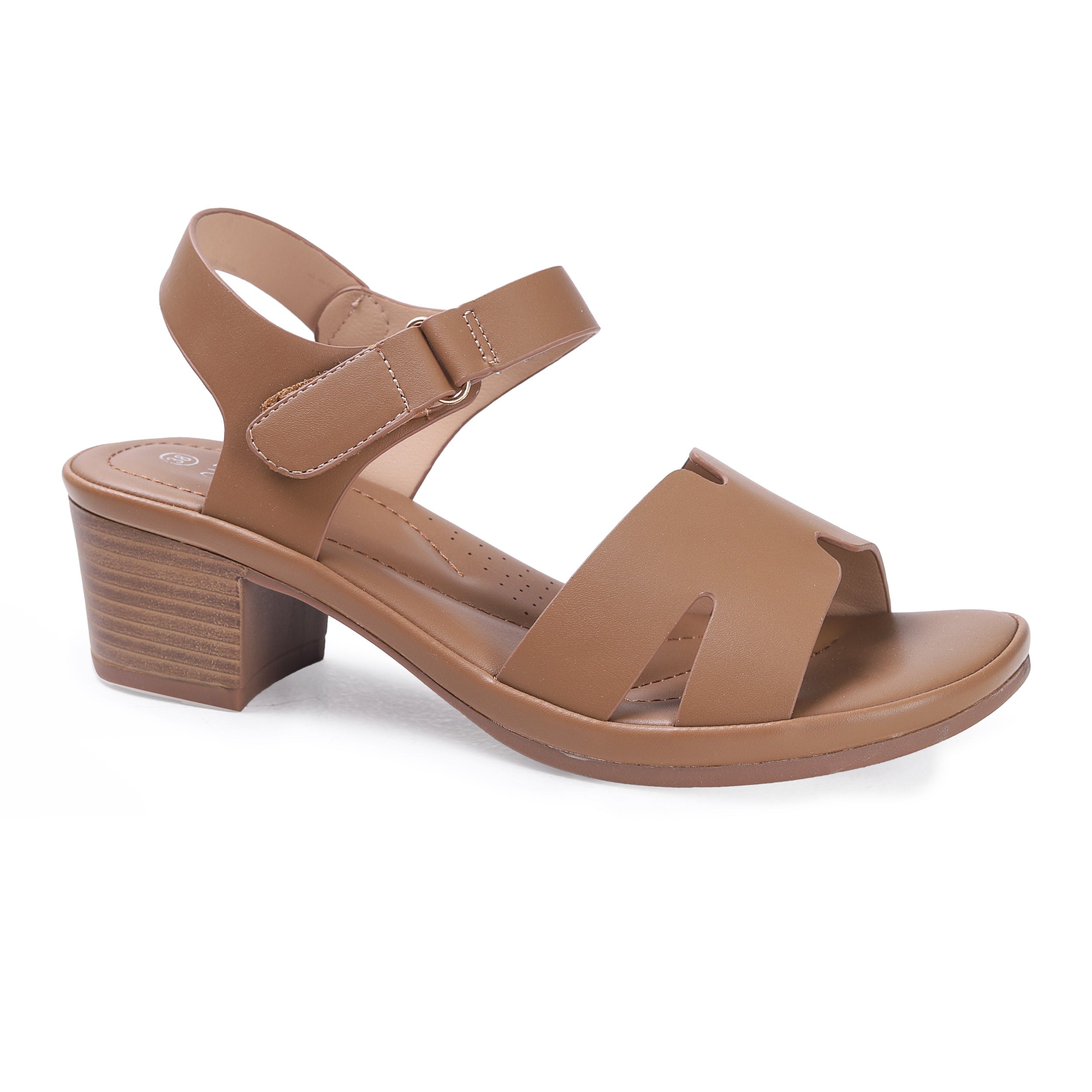 Colored Heel Sandal For Women -312