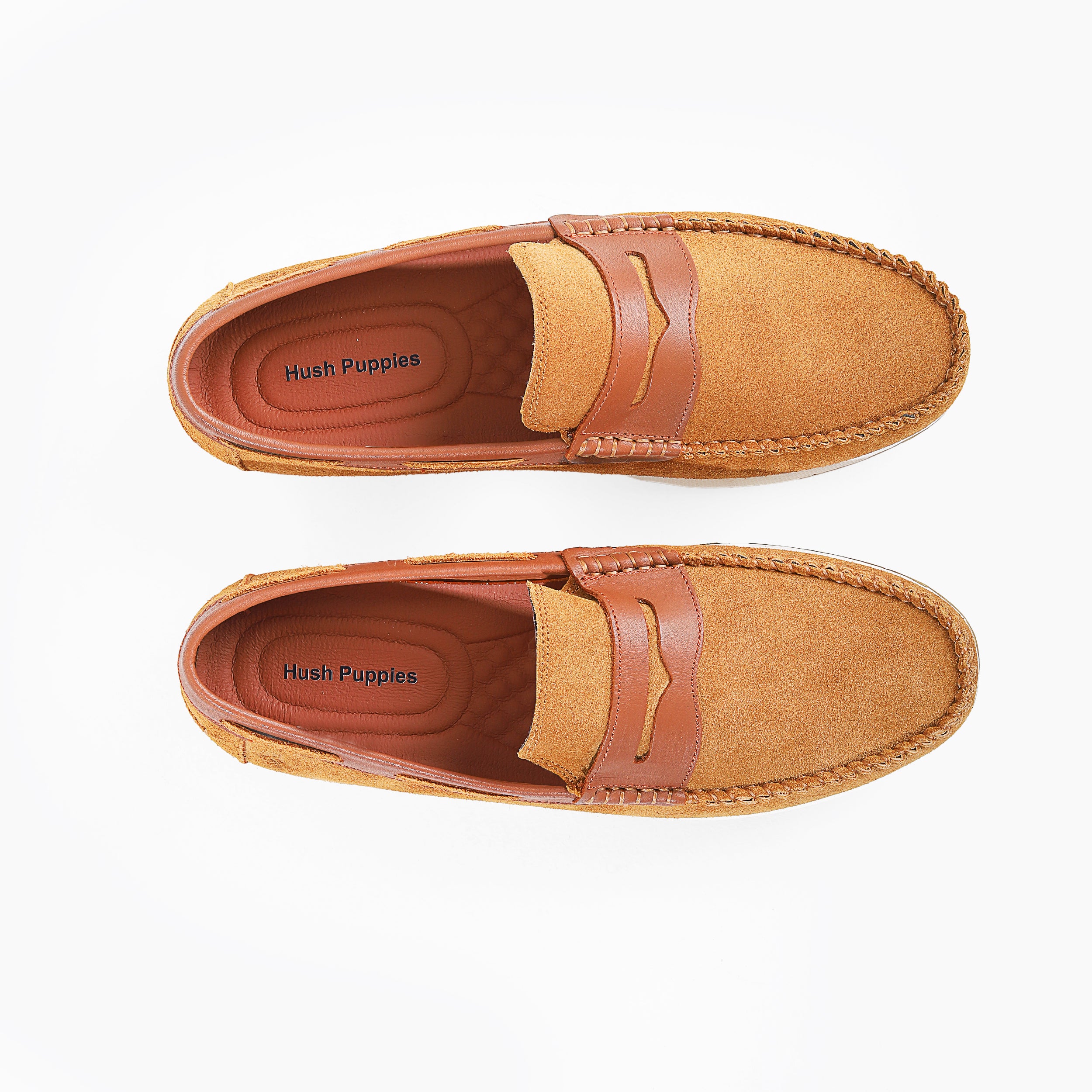 Hush Puppies Suede Loafers Shoes 506