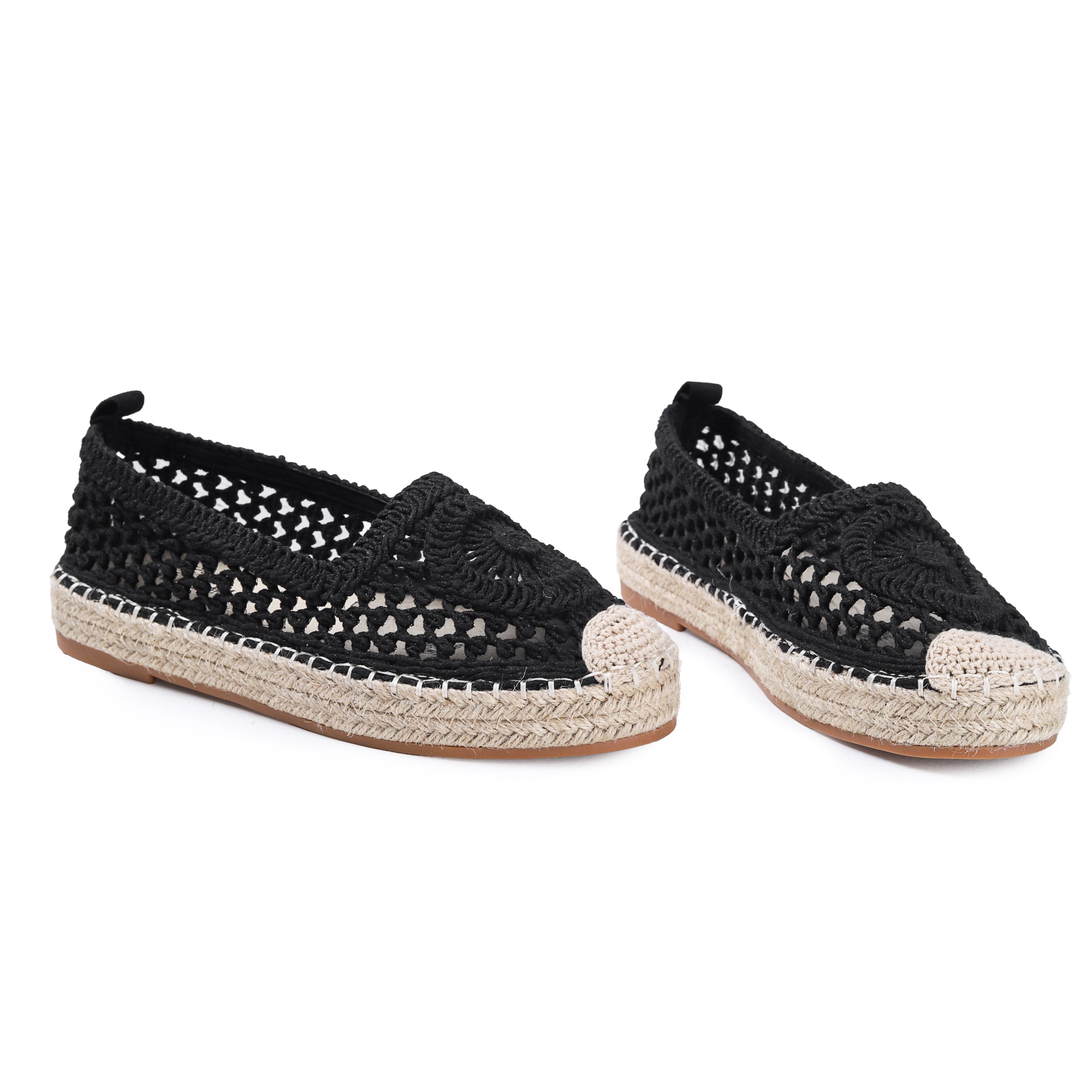 Raffia Flat Shoes For Women -123