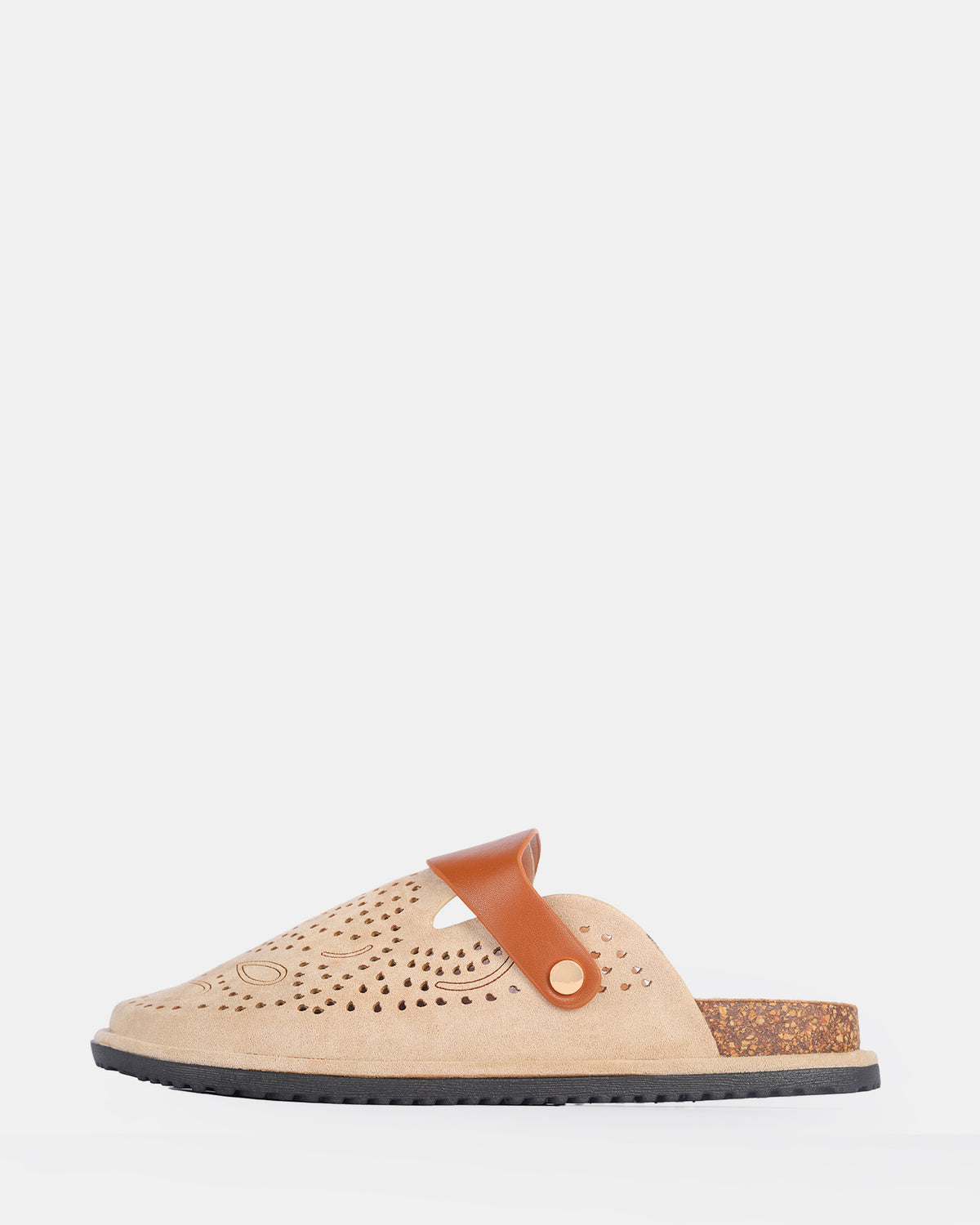 Women's Perforated Suede Clogs