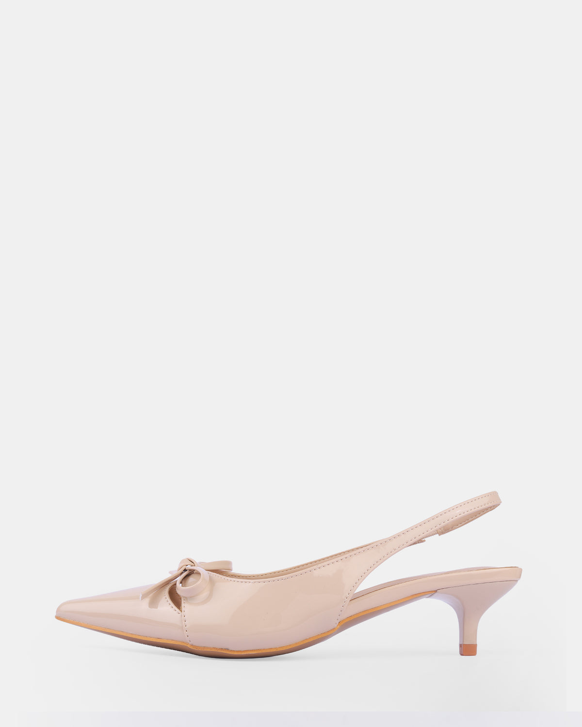 Women's Patent Bow Kitten Heels