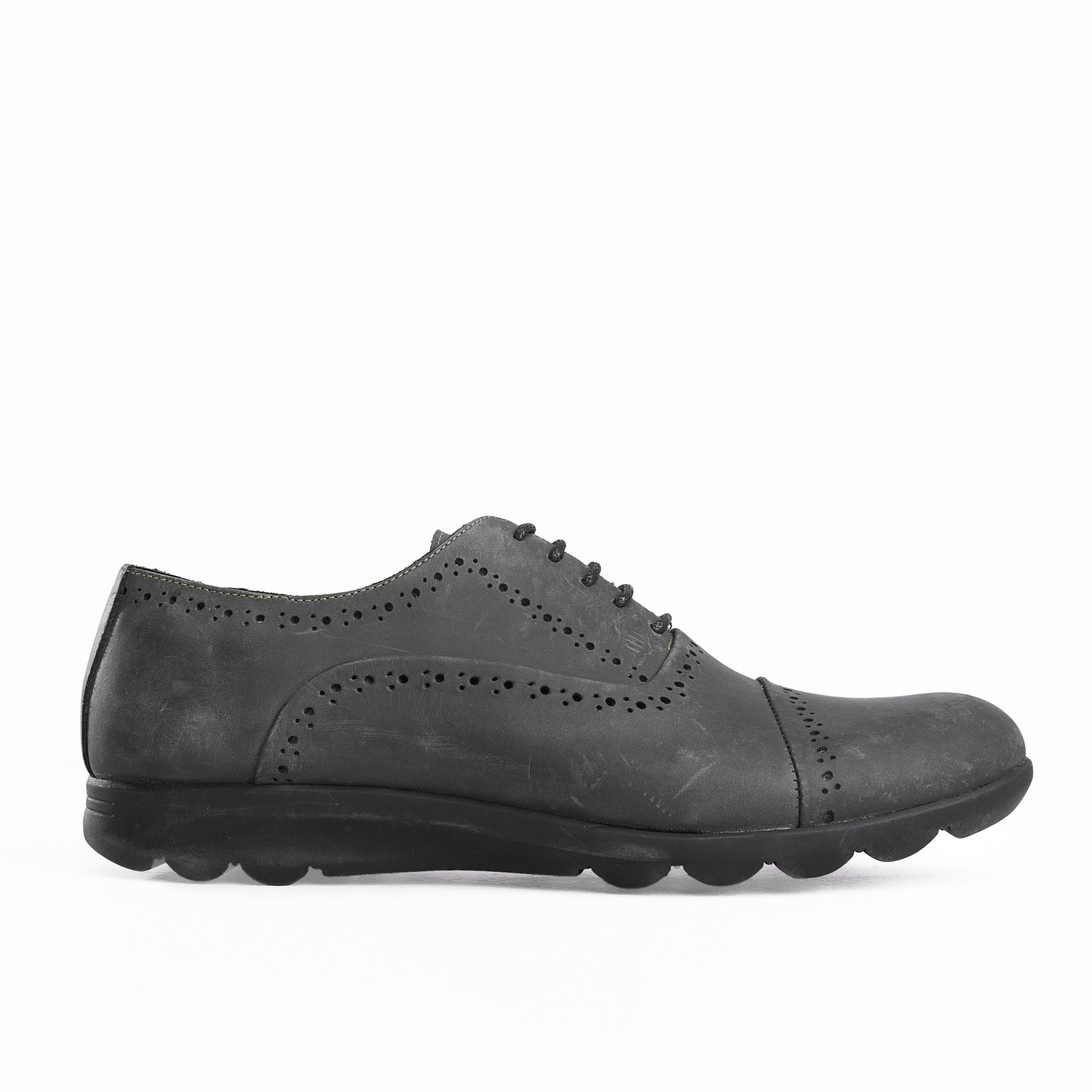 Heritage Grey Classic Shoes For Men