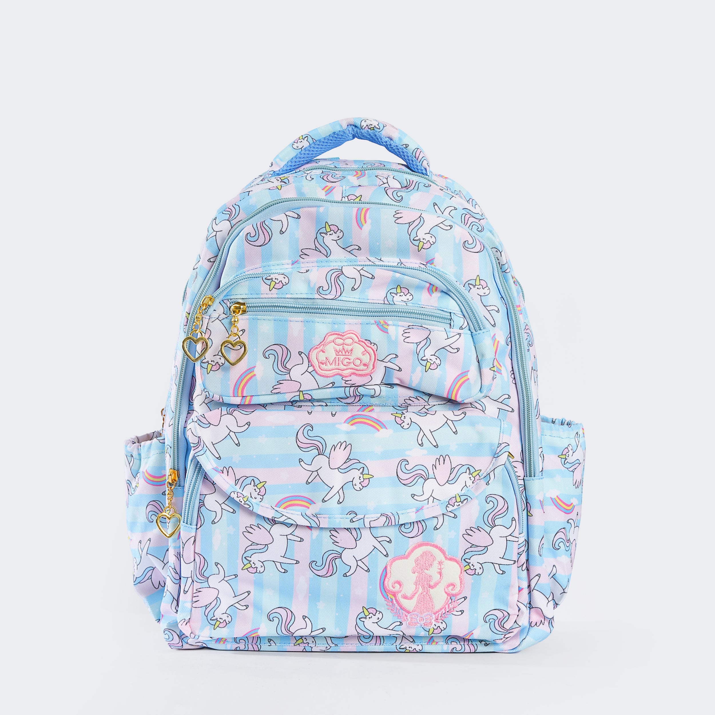 Baby Blue Fantasy School Bag For Kids 18 INCH