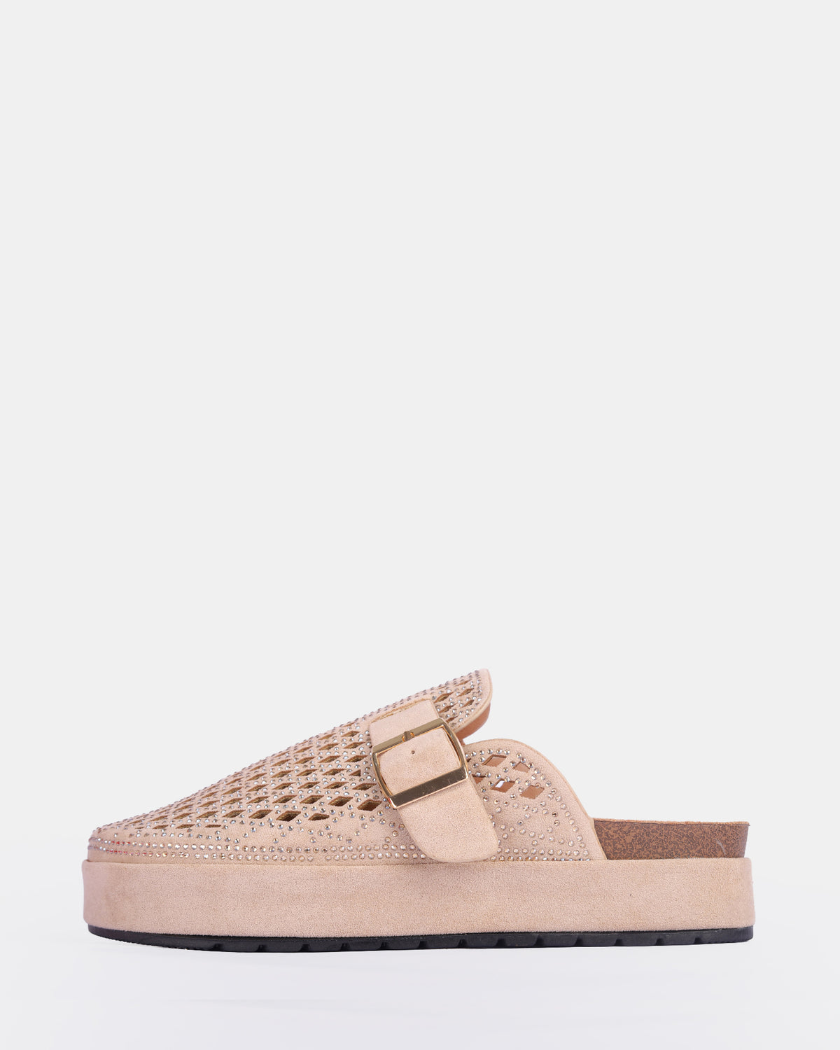 Women's Crystal Mesh Platform Clogs