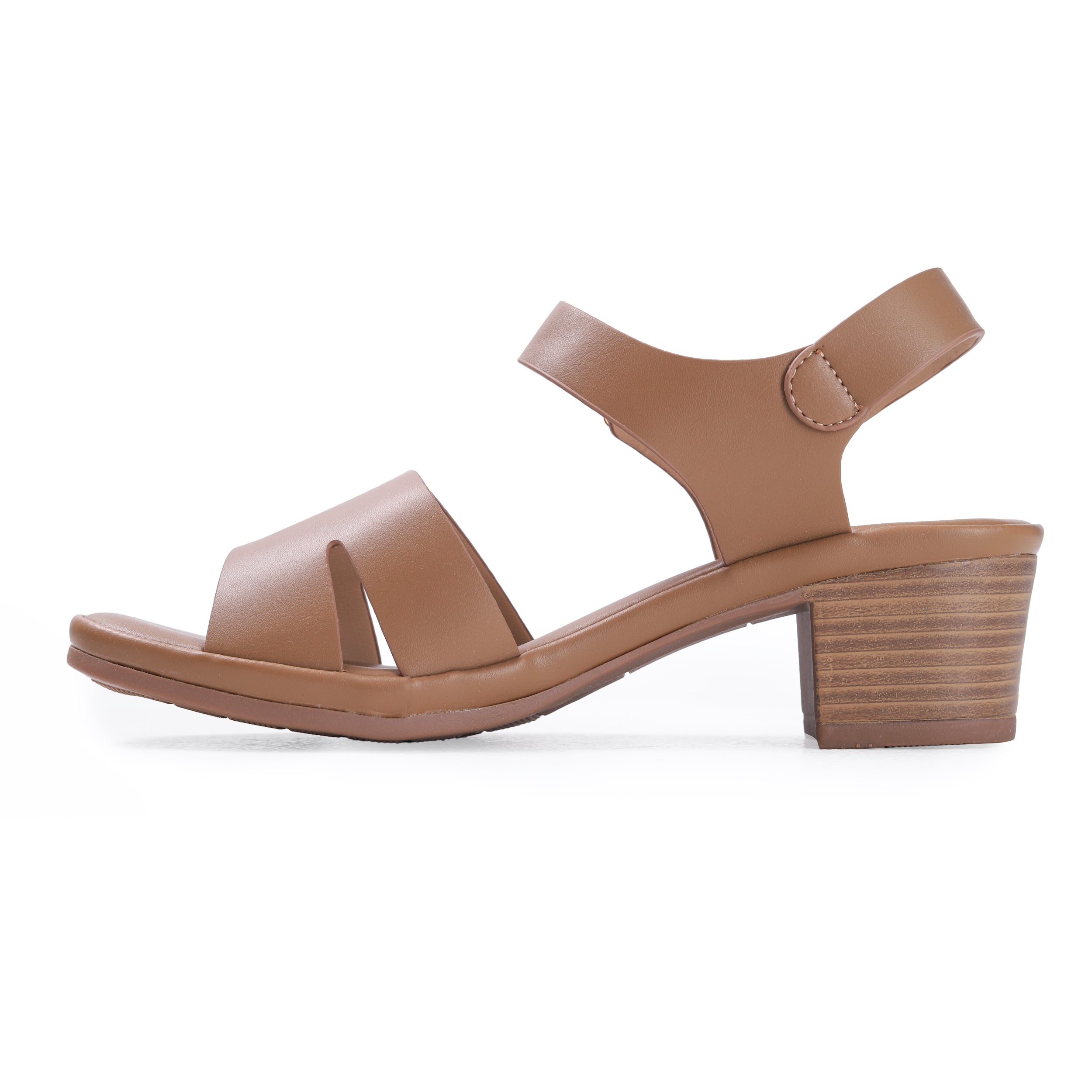 Colored Heel Sandal For Women -312