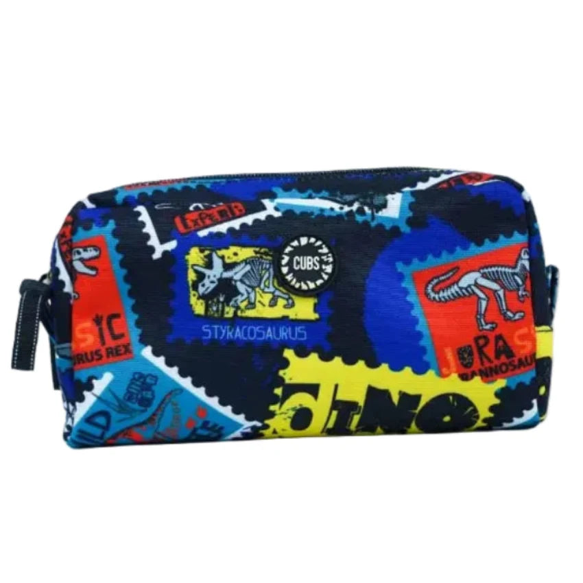 Navy T-Rex Pencil case