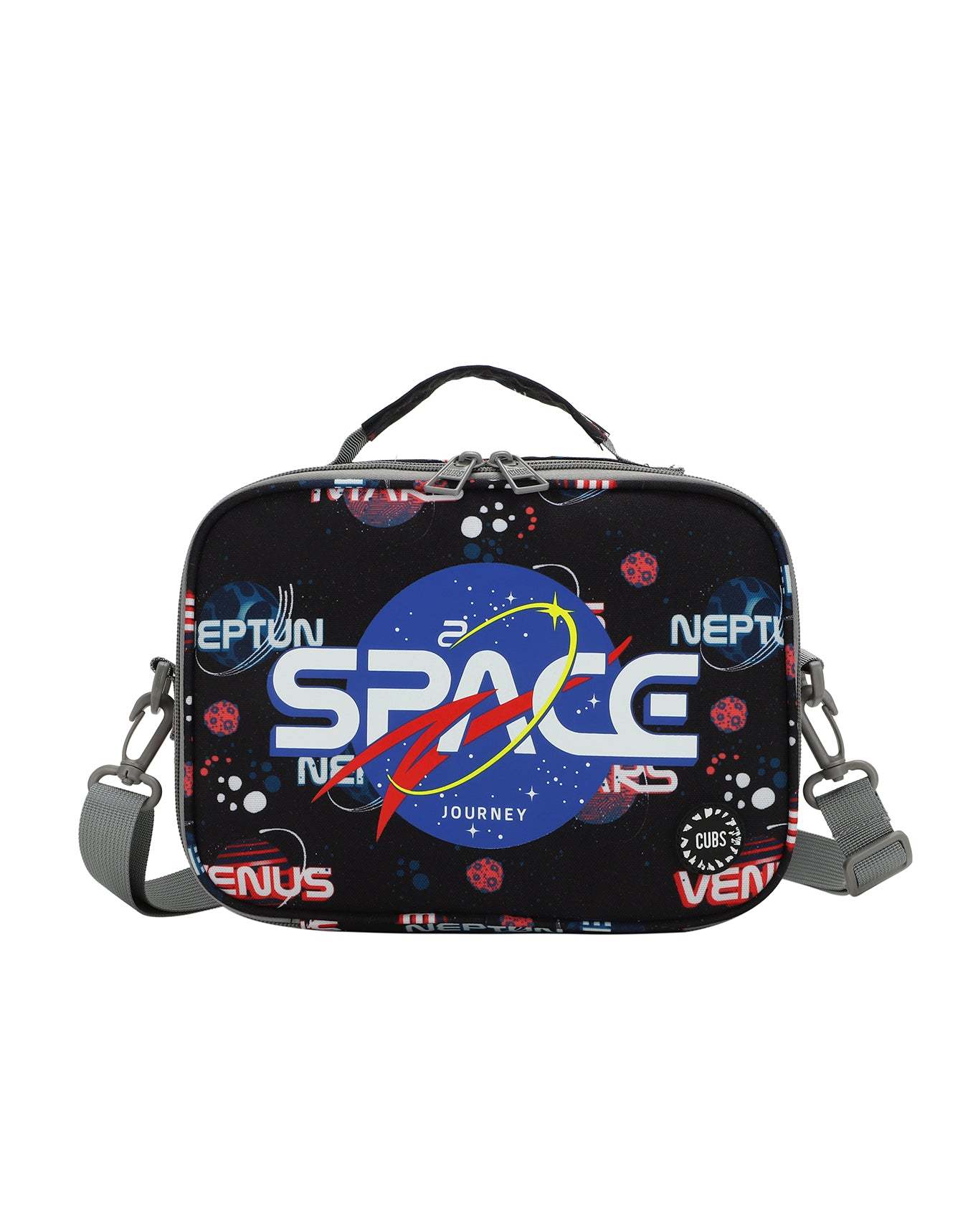 Space Journey cross body lunch bag