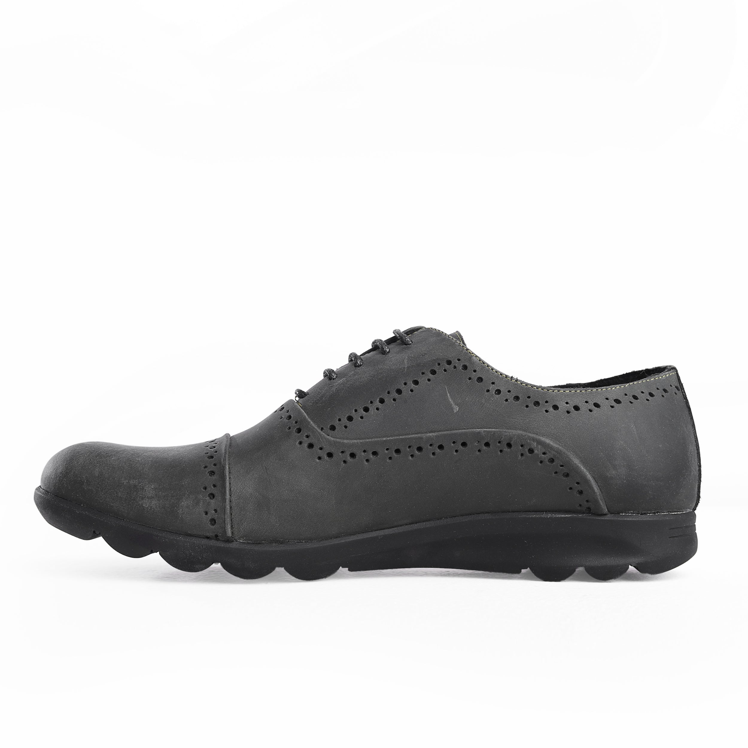 Heritage Grey Classic Shoes For Men
