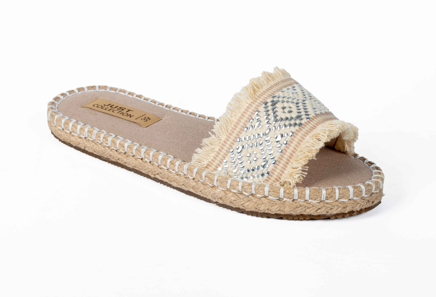 Raffia Slipper From Just Collection 1110