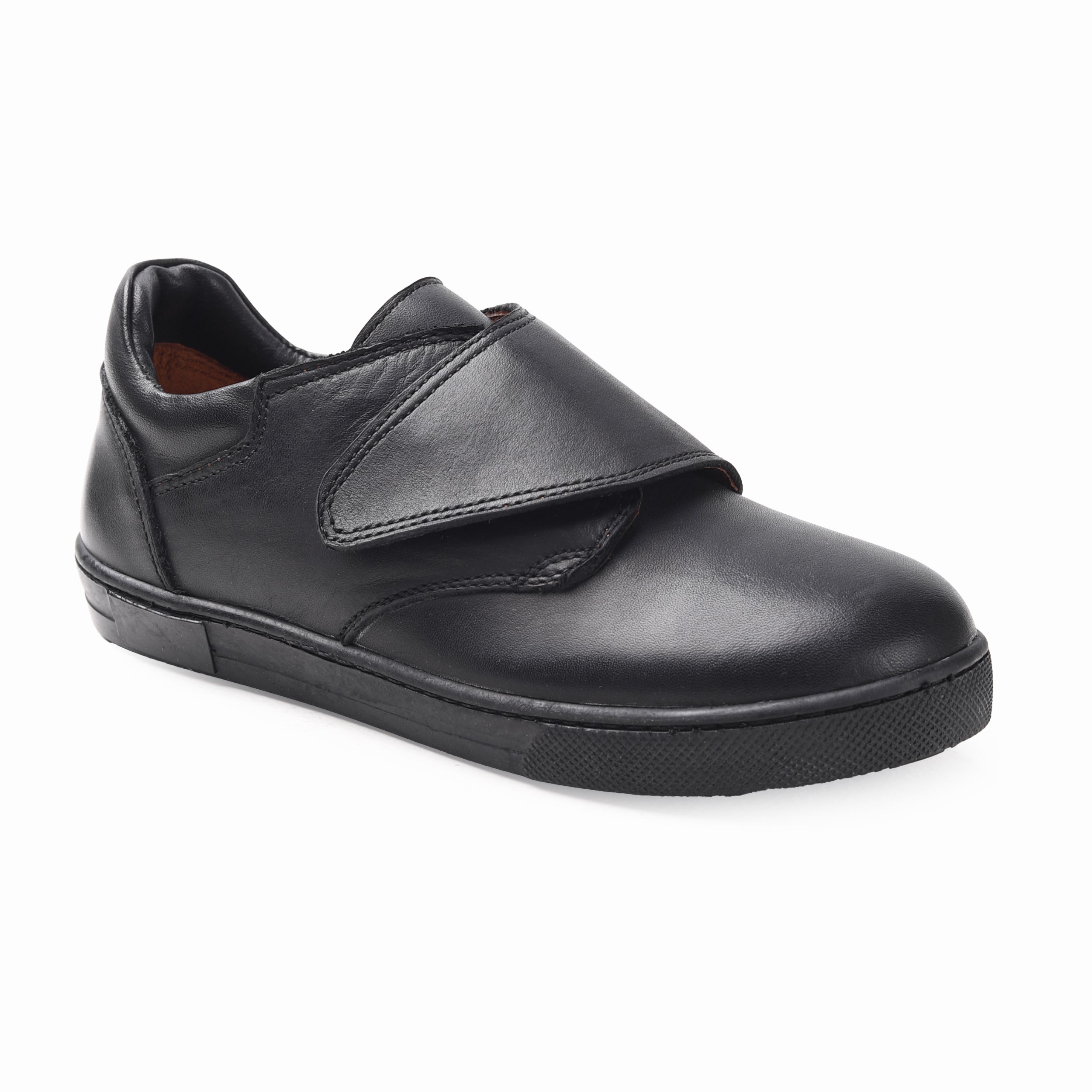 Black Shoes with Pull Tab for Kids(M) L08