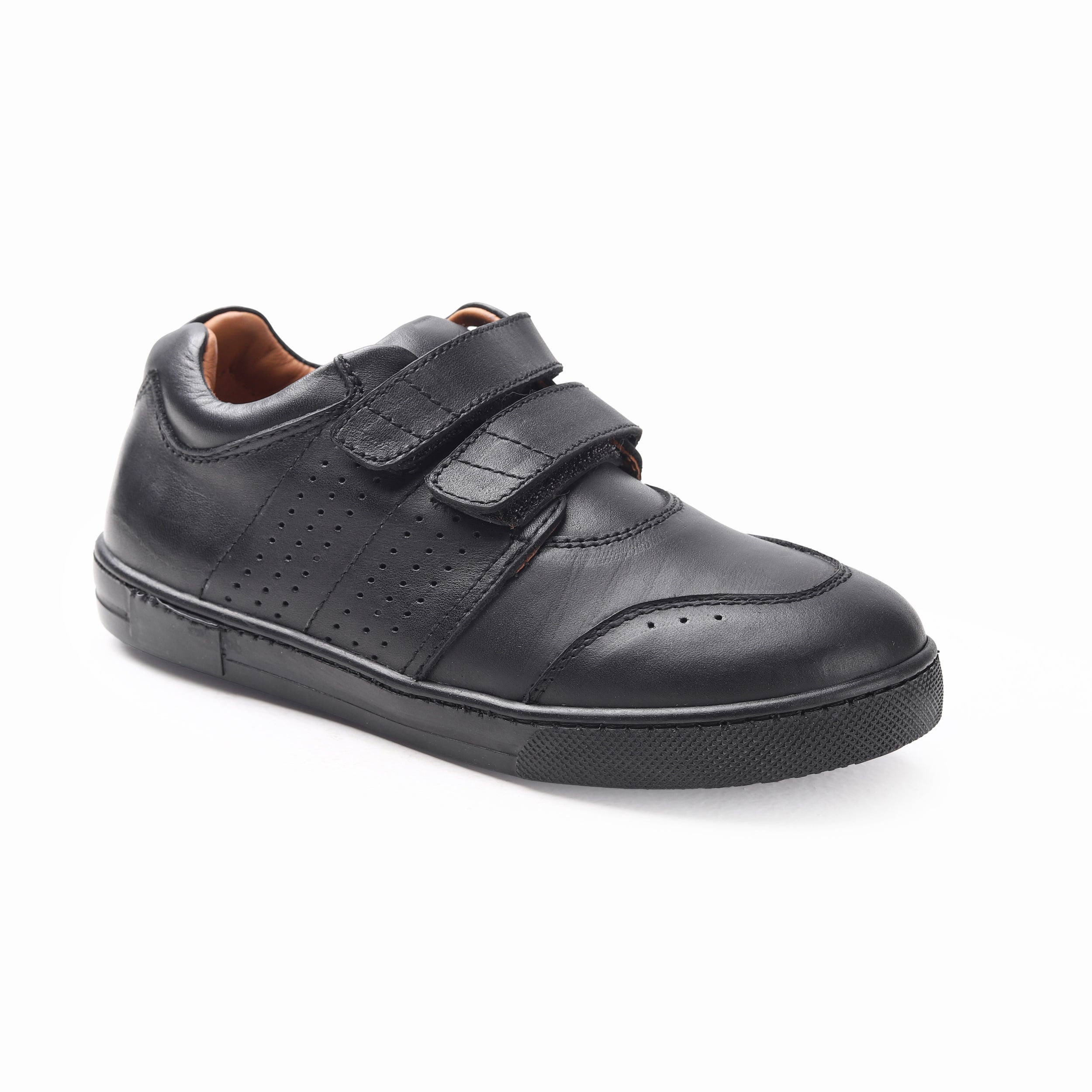 Black Shoes with Strap for Kids(M) L019