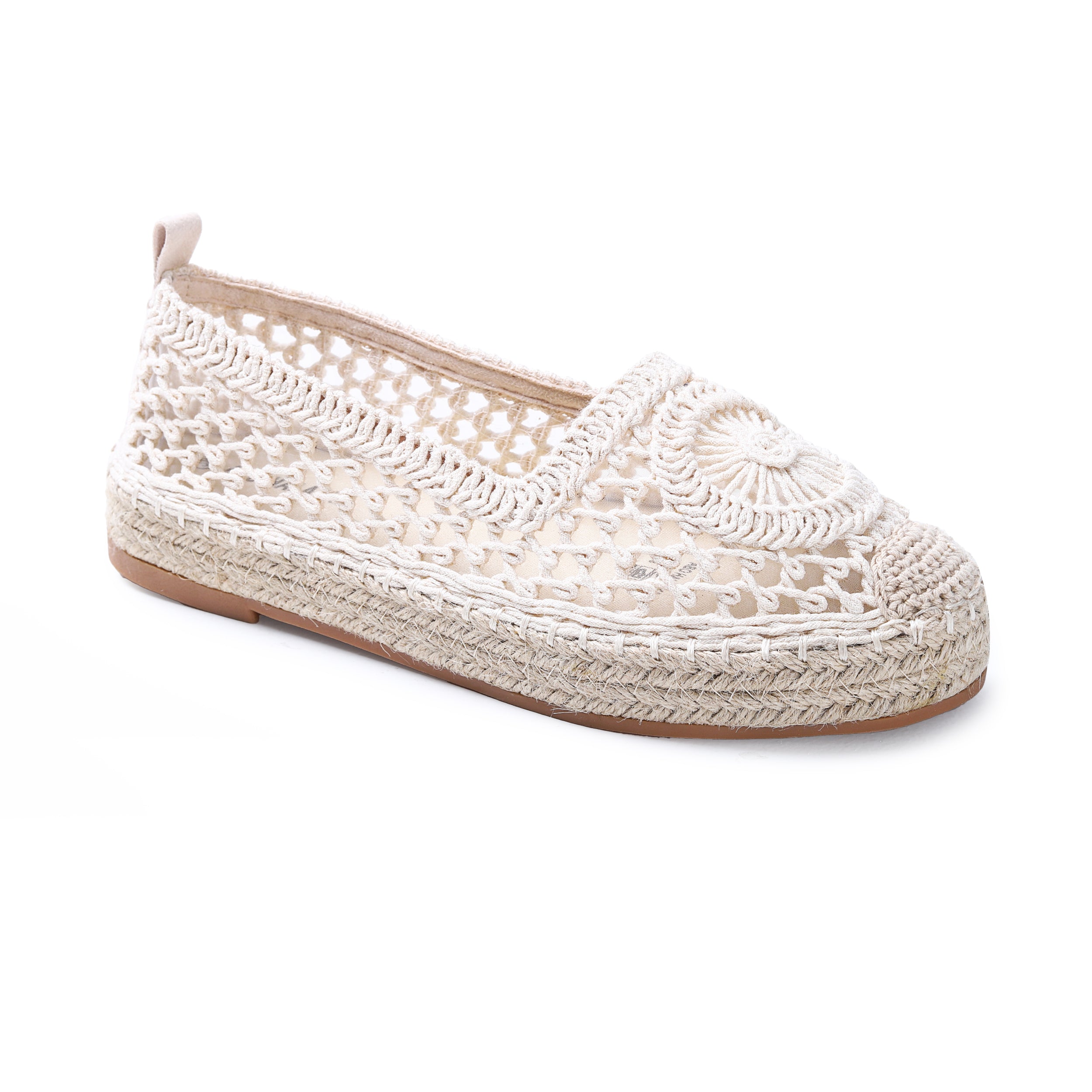 Raffia Flat Shoes For Women -123