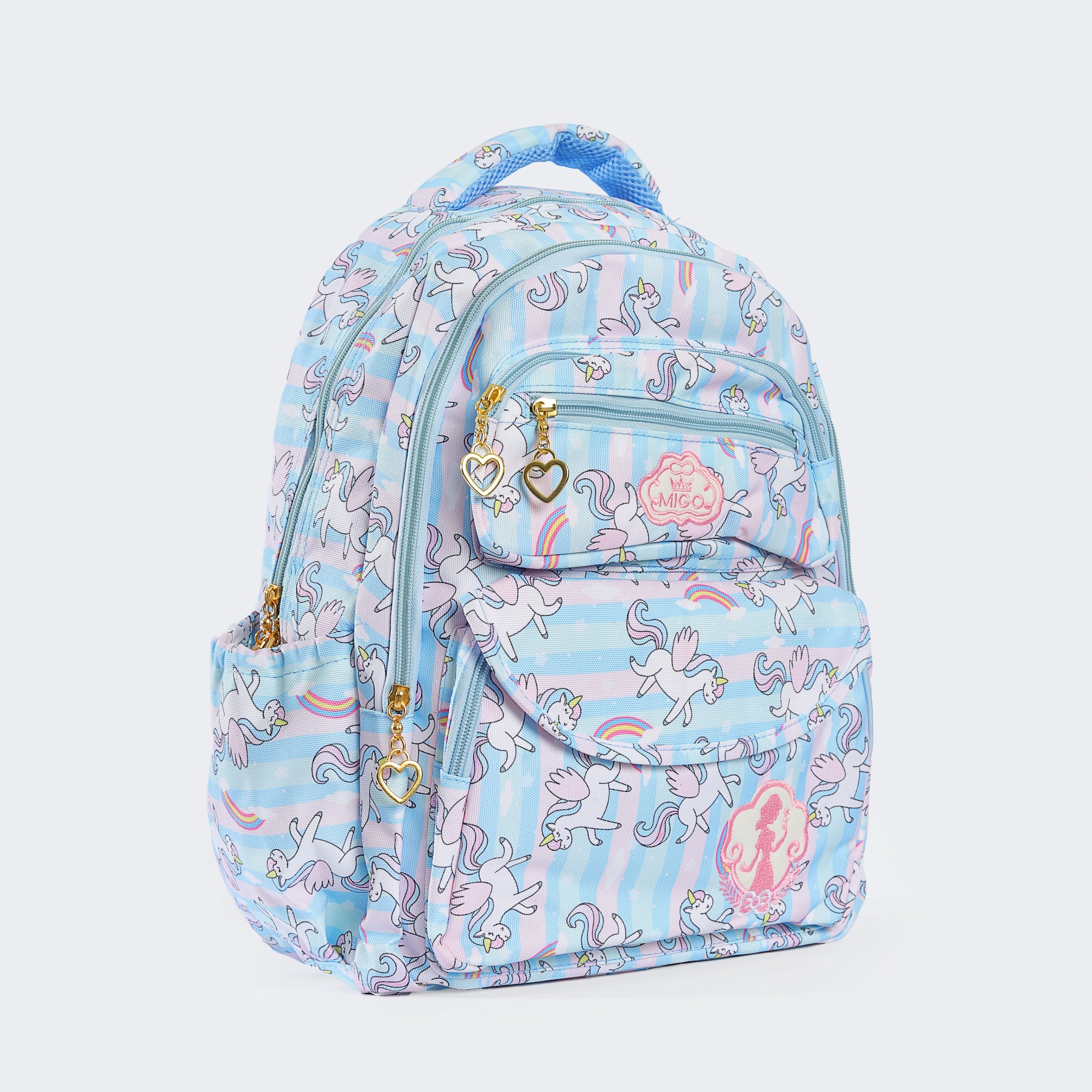 Baby Blue Fantasy School Bag For Kids 18 INCH