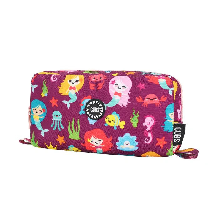 Baby Mermaid Purple Pencil Case