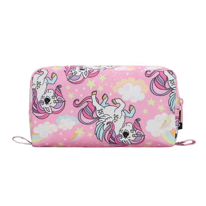 Baby Pink Unicorn and Rainbows Pencil Case