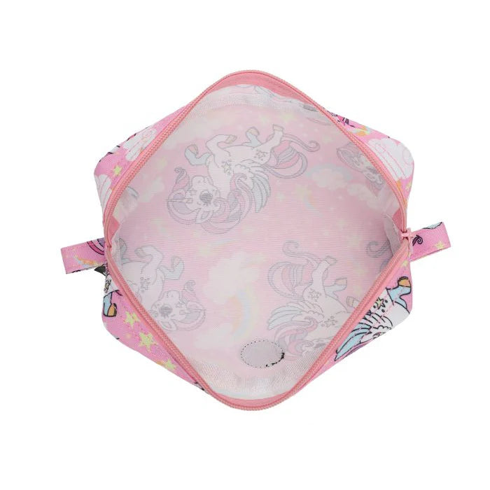 Baby Pink Unicorn and Rainbows Pencil Case