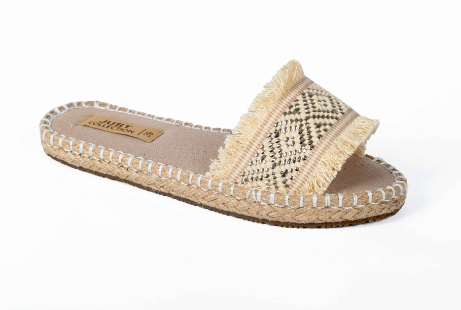 Raffia Slipper From Just Collection 1110