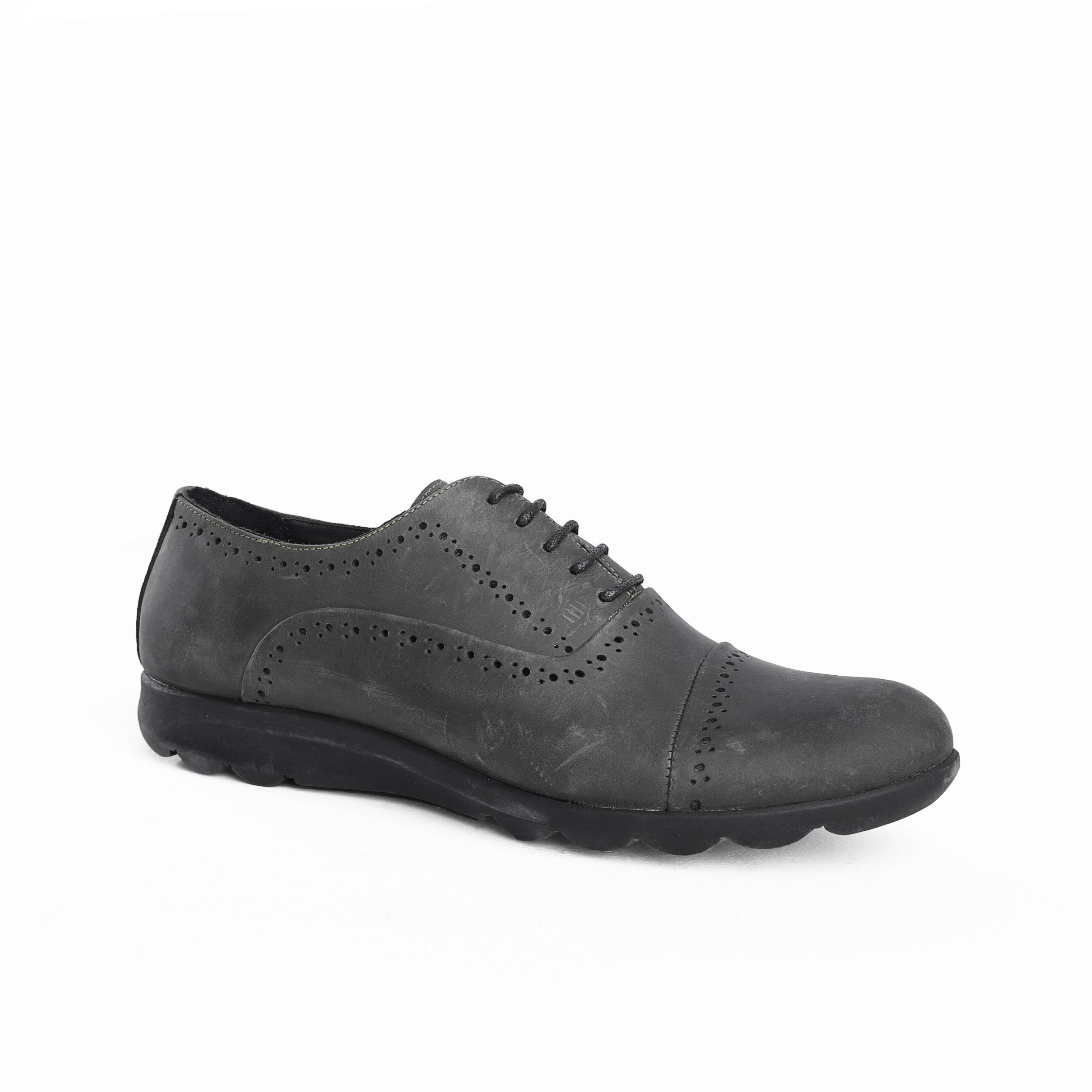 Heritage Grey Classic Shoes For Men