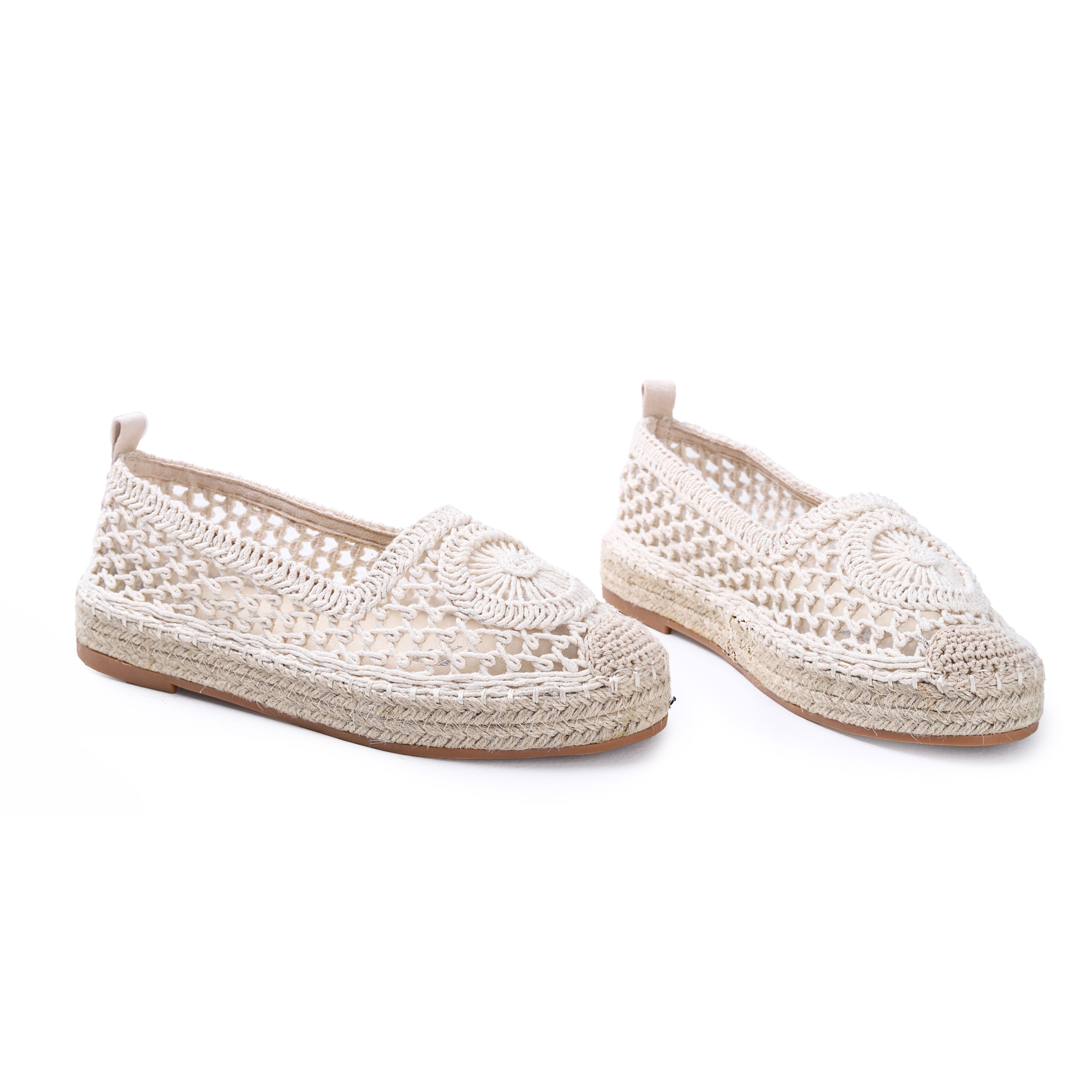 Raffia Flat Shoes For Women -123