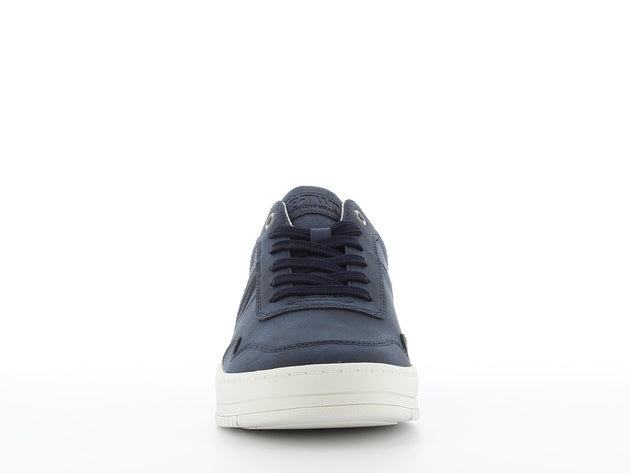 Sprox Leather Heel-Tab Lace-Up Sneakers For Men 526432
