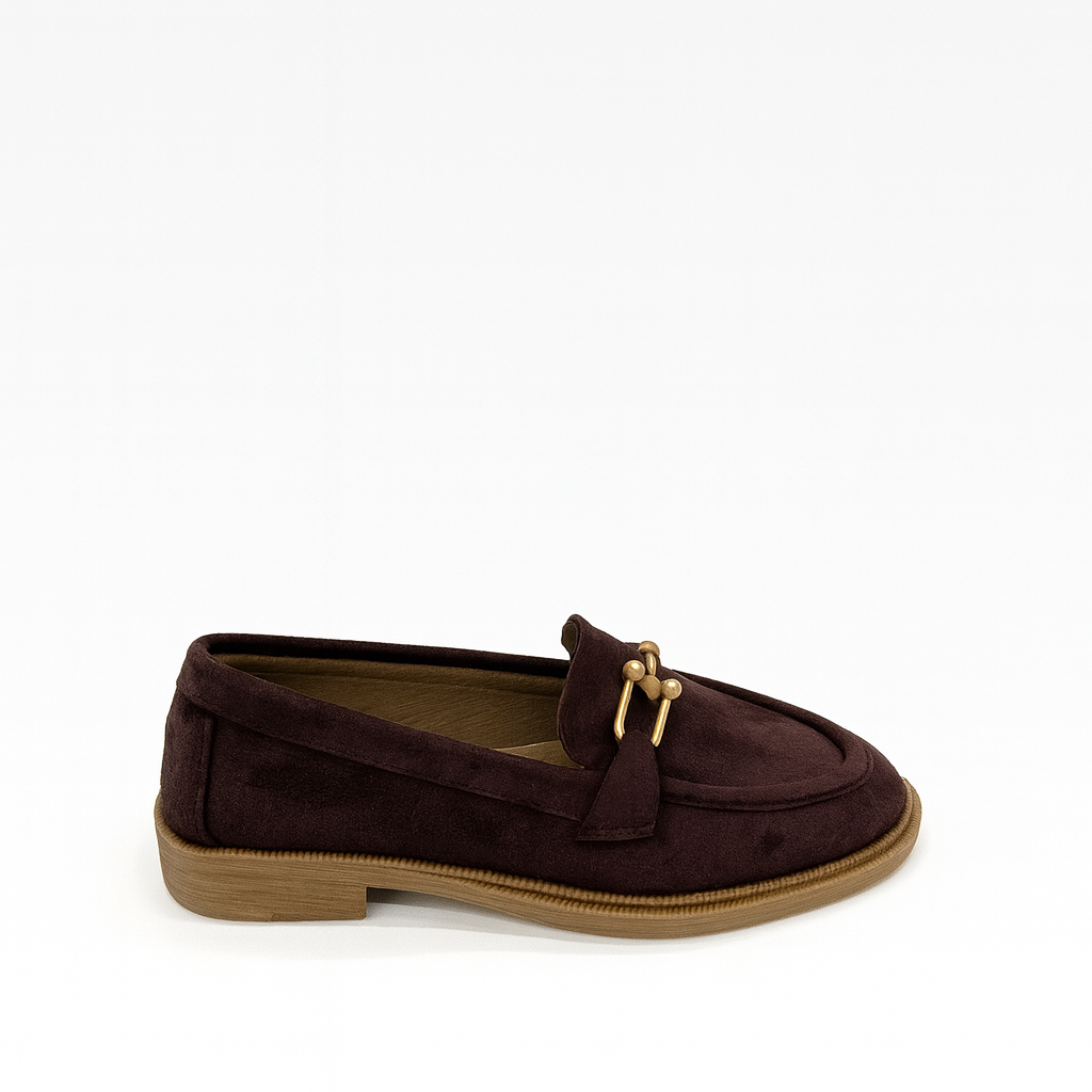 Loafers Suede Flat Women 519