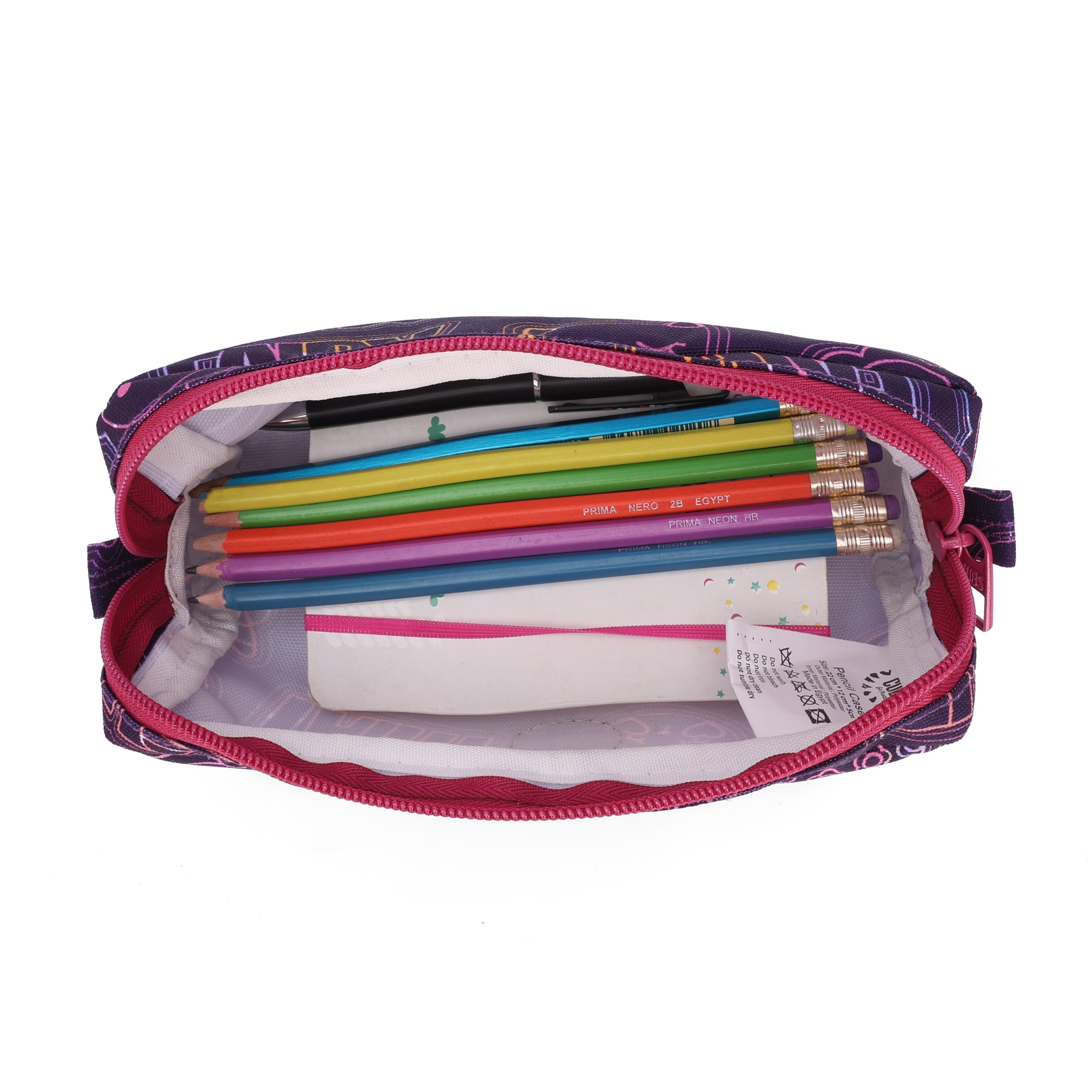 Doodle Purple Junior Student Pencil case 1L