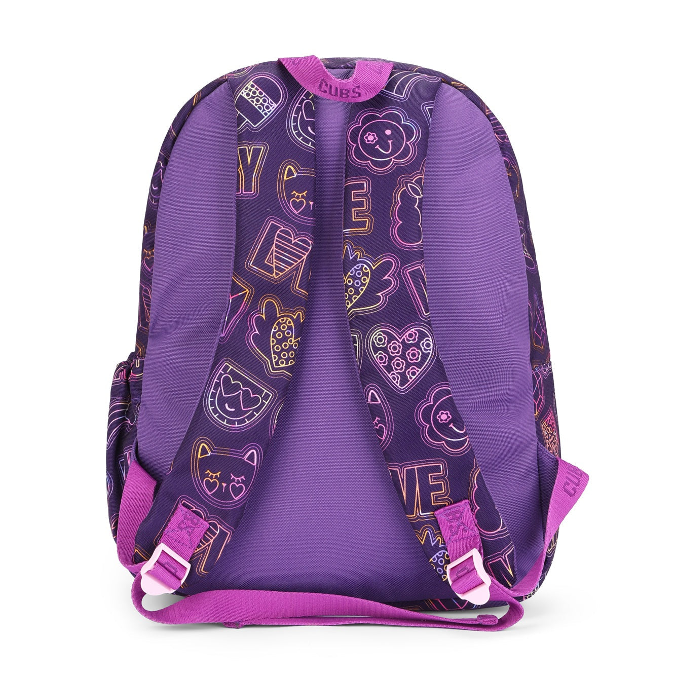 Doodle Purple Junior Student BackPack 28L