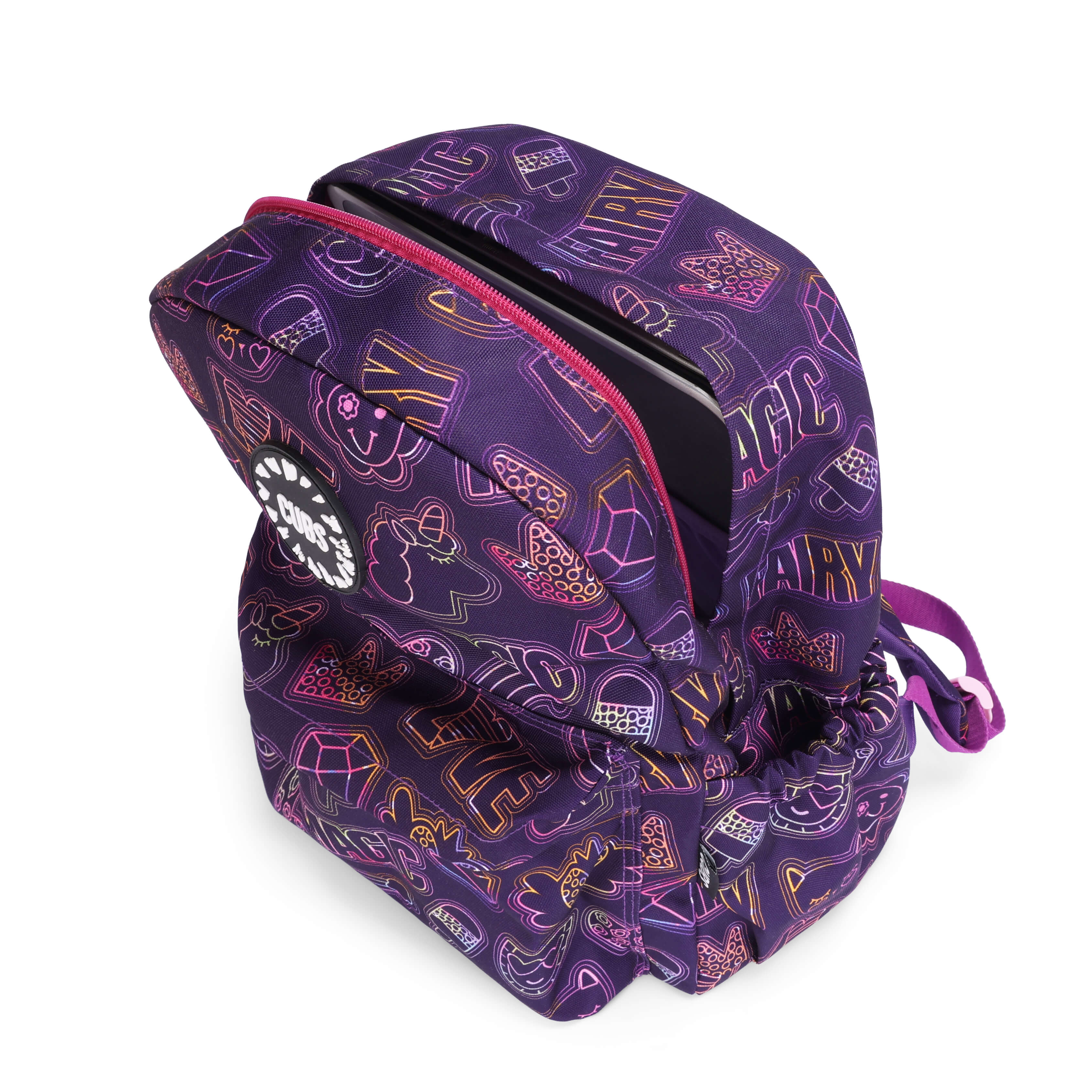 Doodle Purple Junior Student BackPack 28L