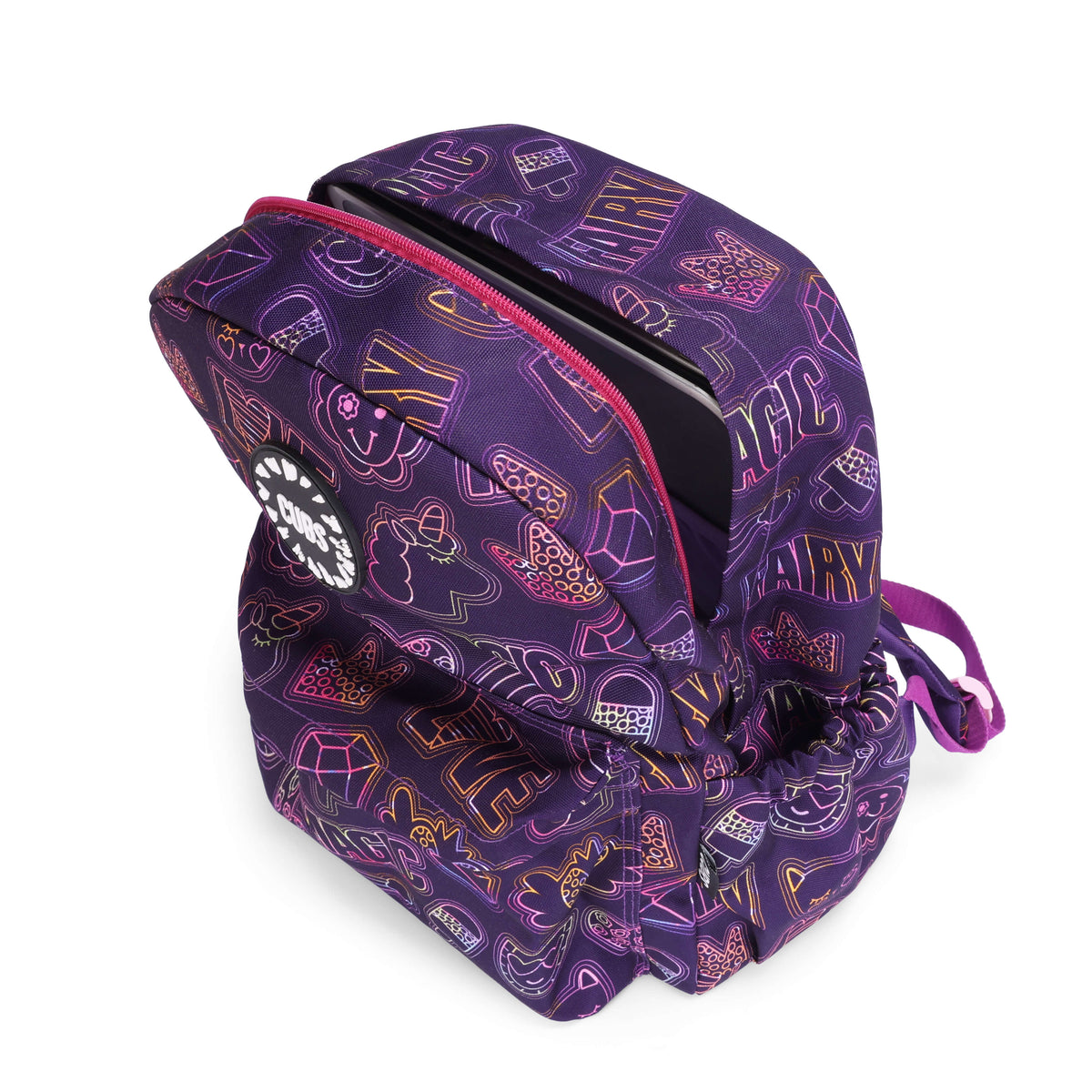 Doodle Purple Junior Student BackPack 28L