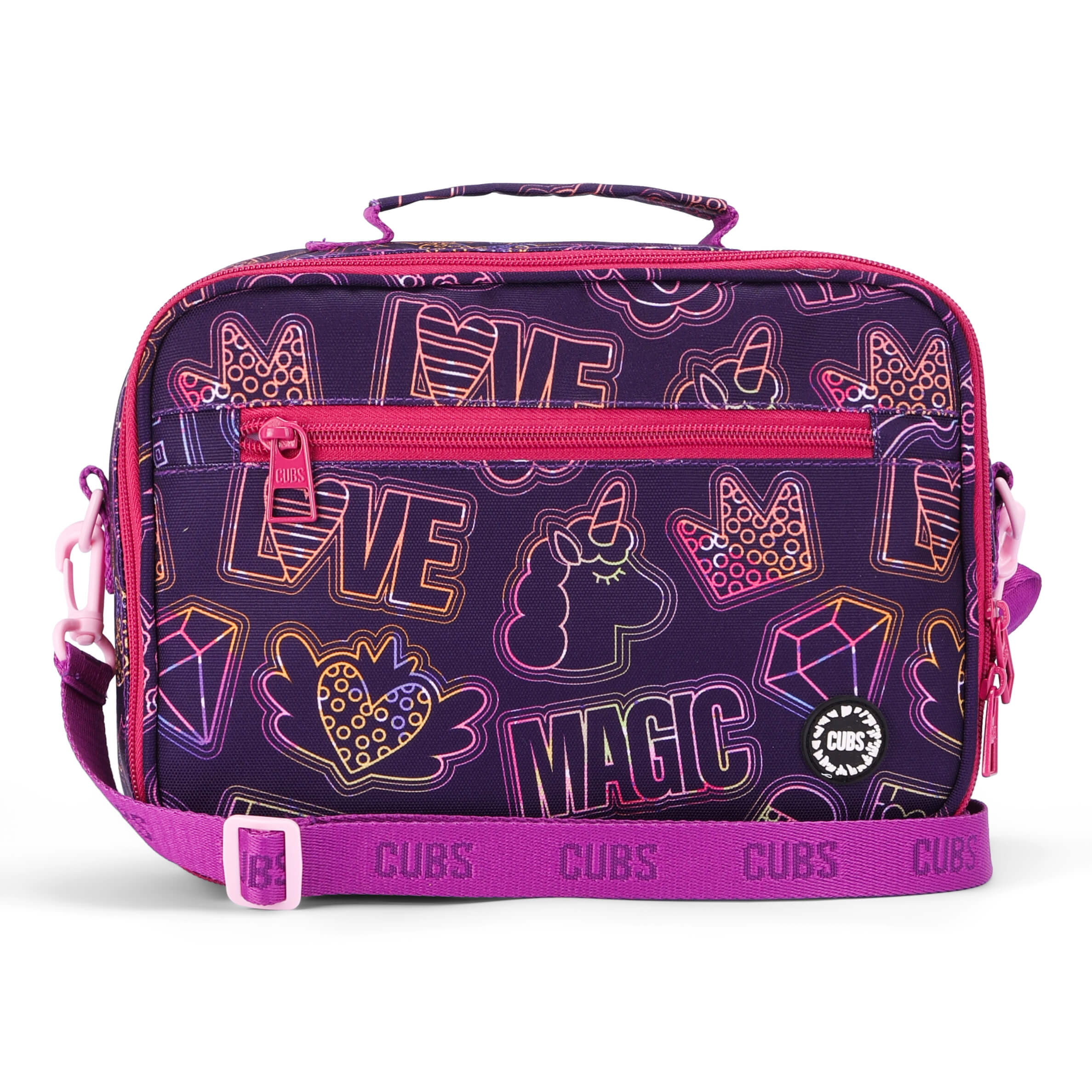 Doodle Purple Junior Student Lunch bag 5L