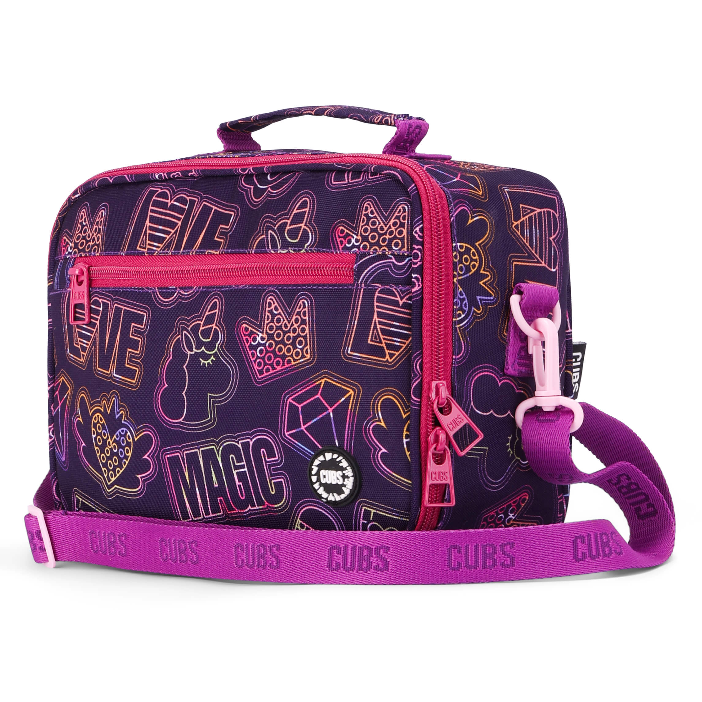 Doodle Purple Junior Student Lunch bag 5L