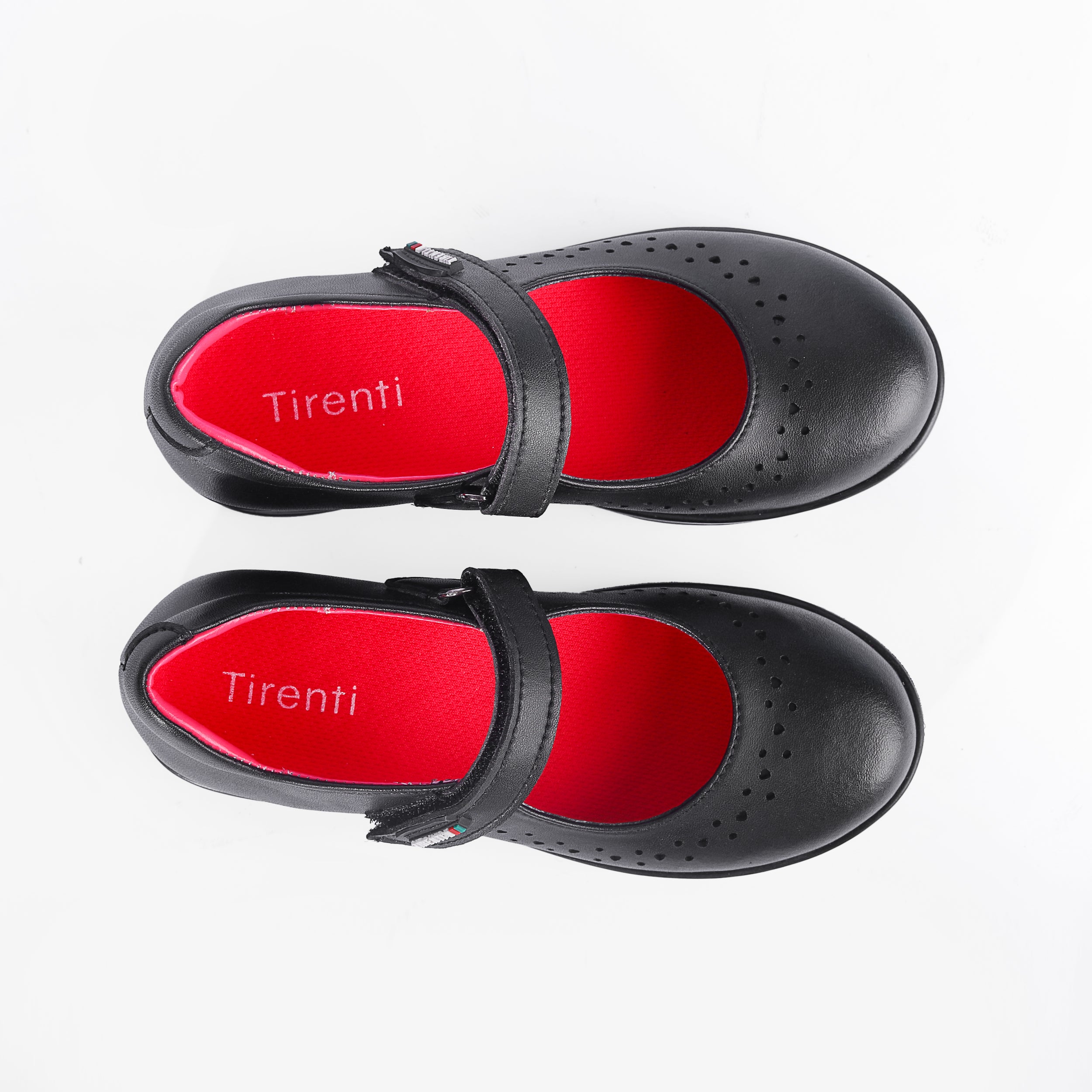 Black Shoes with Pull Tab for Kids L-4
