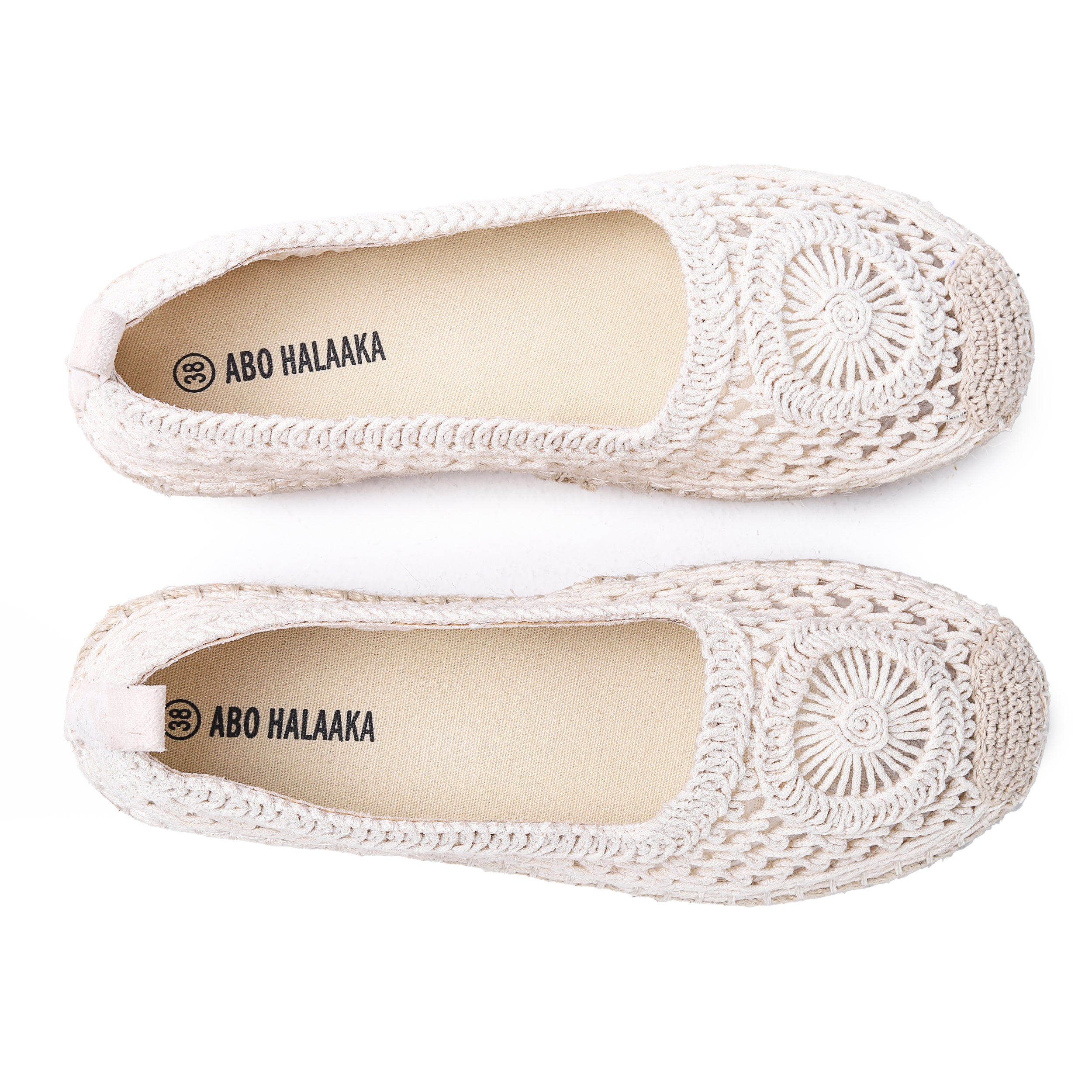 Raffia Flat Shoes For Women -123